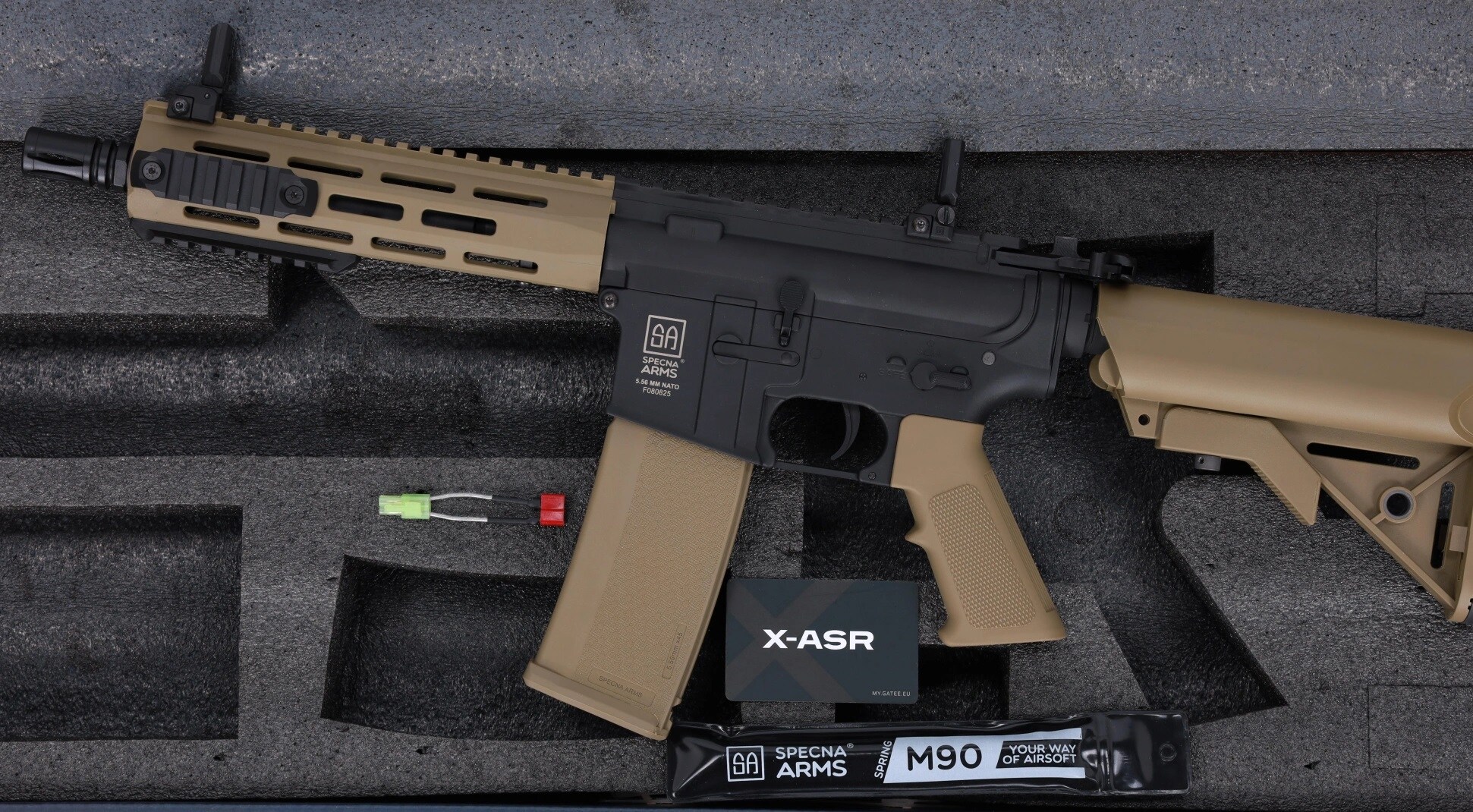 Штурмова гвинтівка AEG Specna Arms SA-F14 Flex Gen. 2 Gate X-ASR - Half-Tan