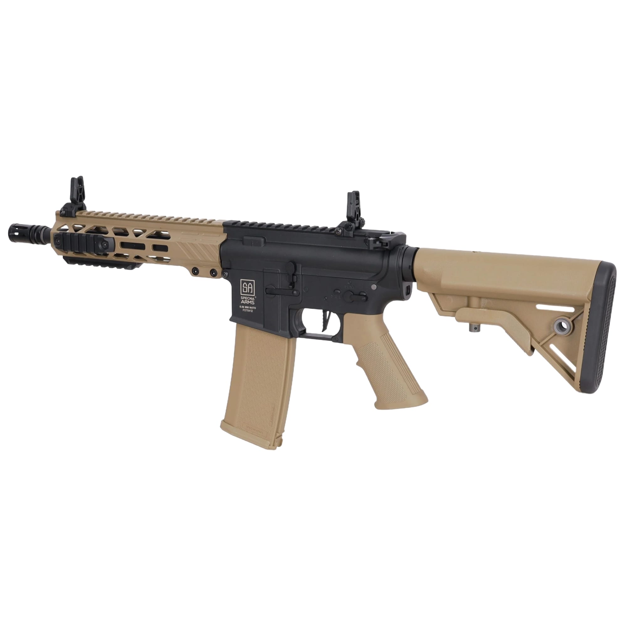 Karabinek szturmowy AEG Specna Arms SA-F08 Flex BLDC HAL ETU Gen. 2 - Half-Tan