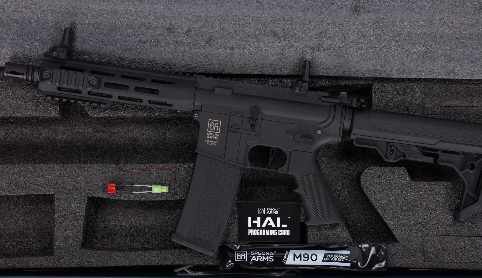 Karabinek szturmowy AEG Specna Arms SA-F14 Flex HAL ETU Gen. 2 - Black