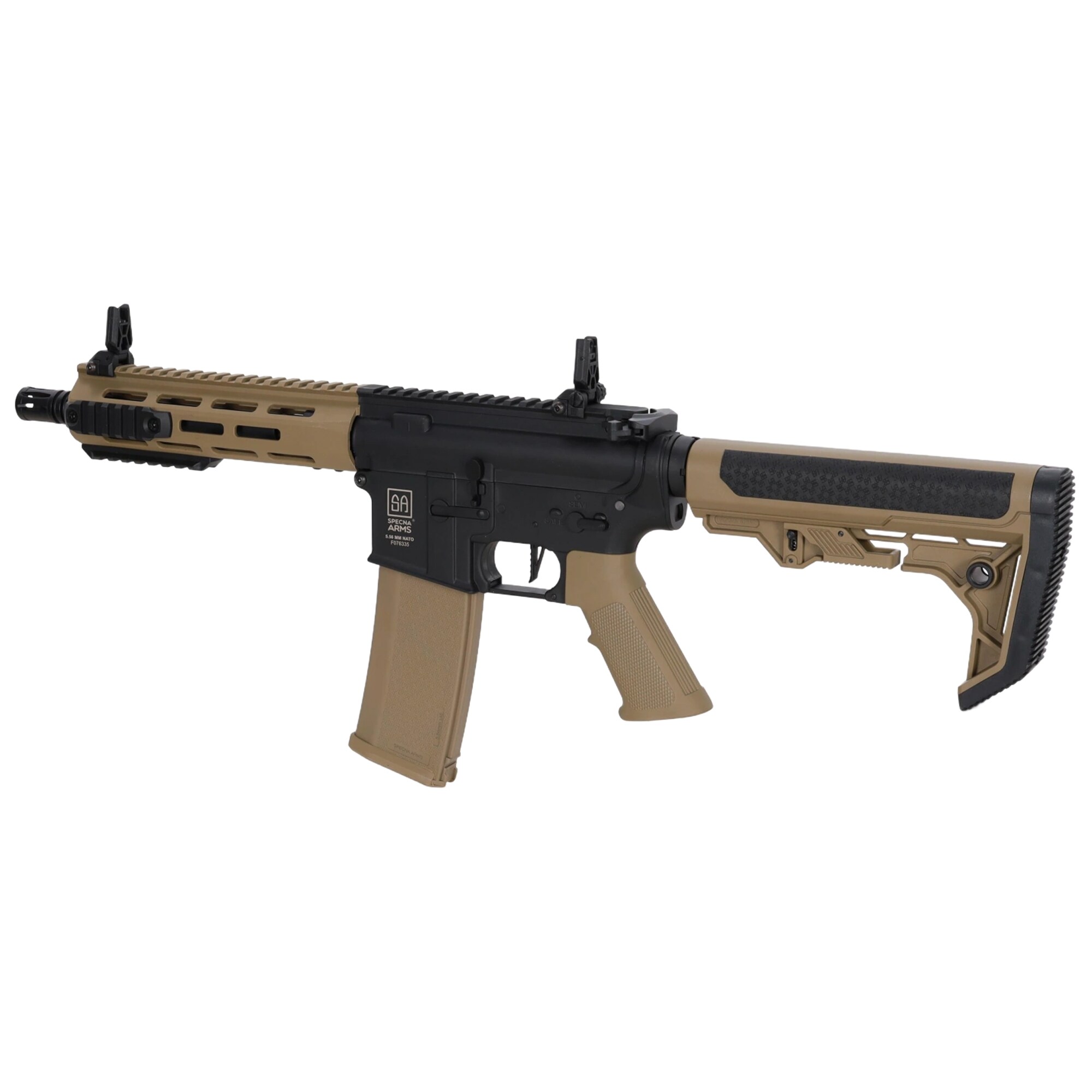 Karabinek szturmowy AEG Specna Arms SA-F14 Flex HAL ETU Gen. 2 - Half-Tan