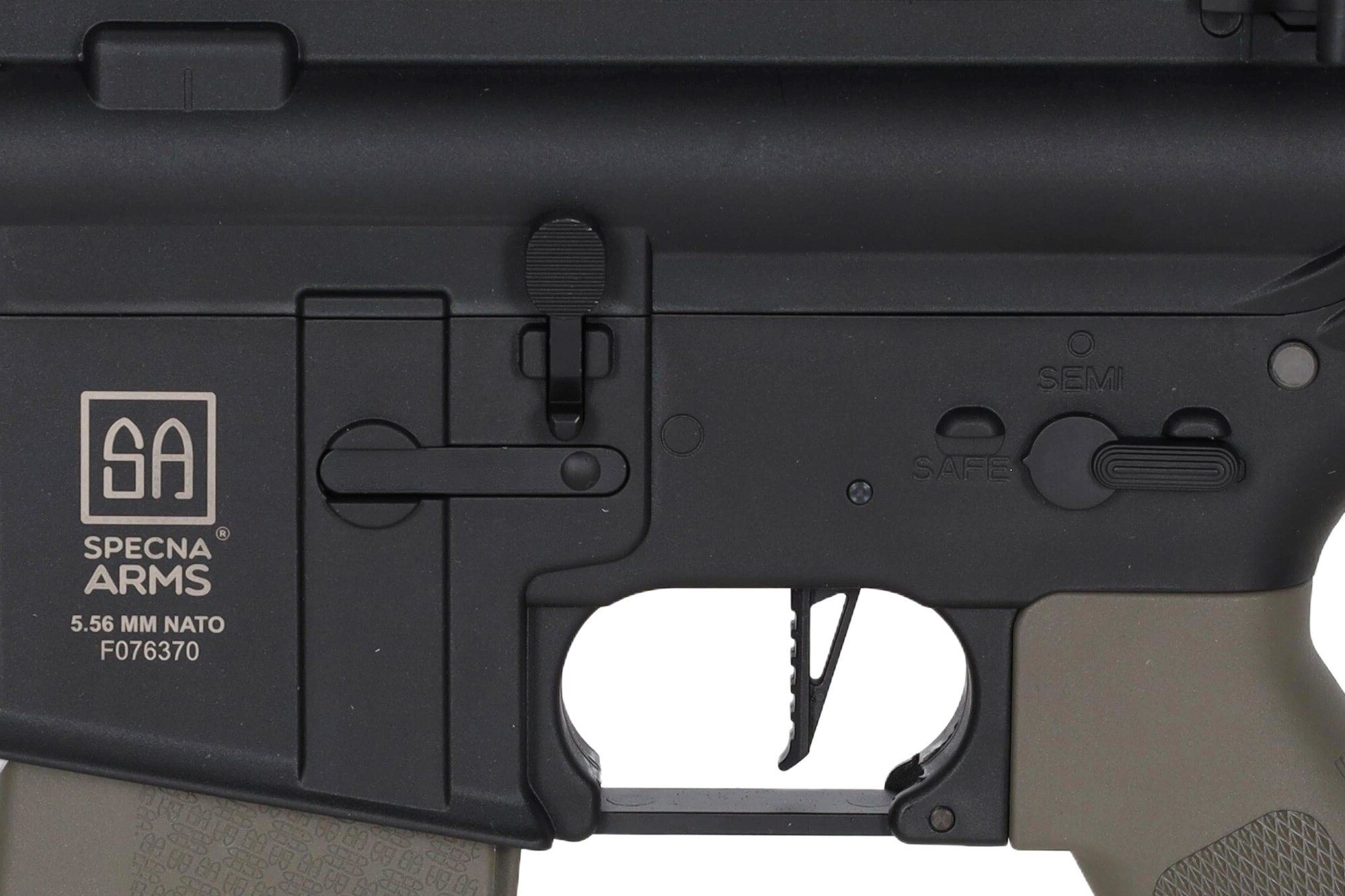 Karabinek szturmowy AEG Specna Arms SA-F14 Flex HAL ETU Gen. 2 - Olive