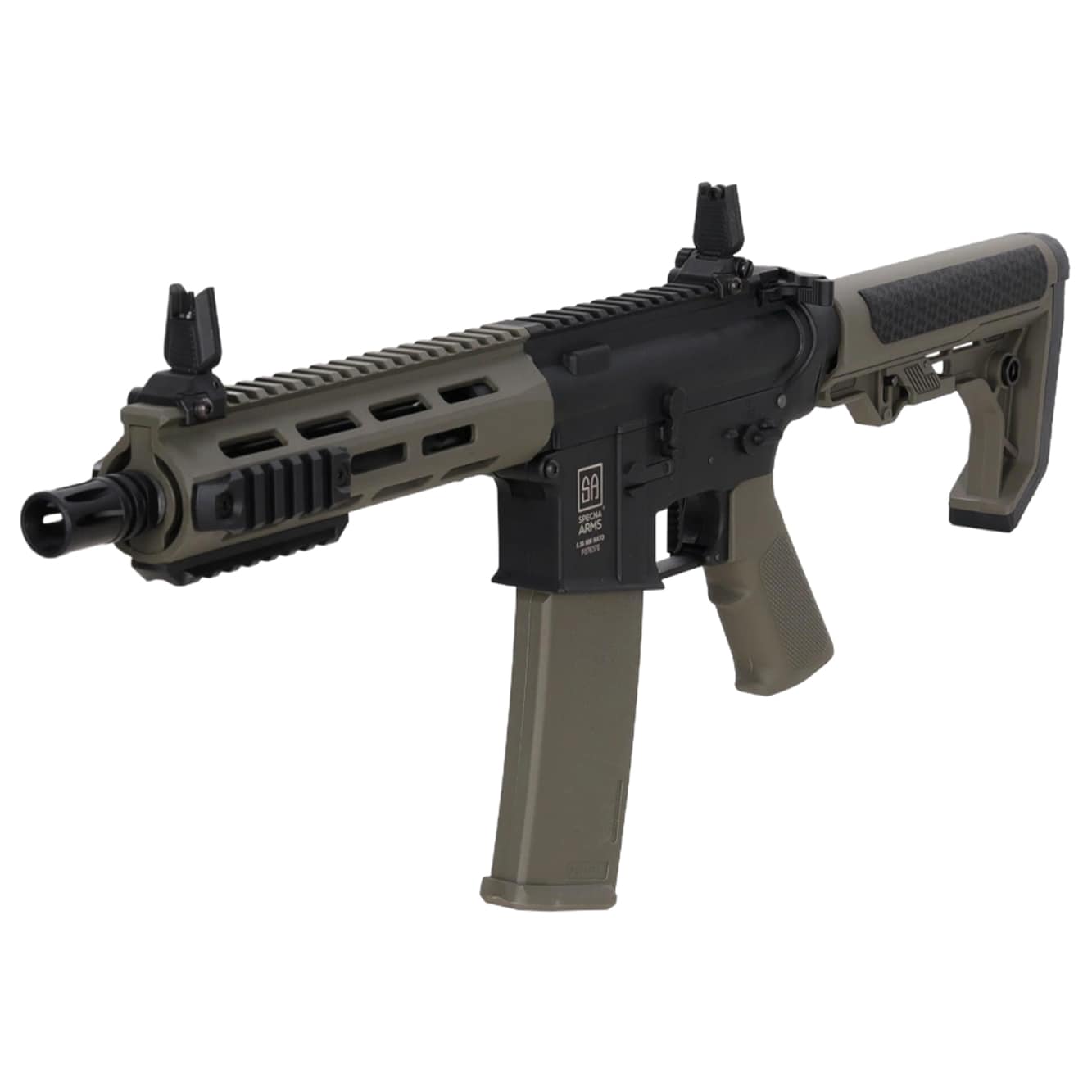 Karabinek szturmowy AEG Specna Arms SA-F14 Flex HAL ETU Gen. 2 - Olive