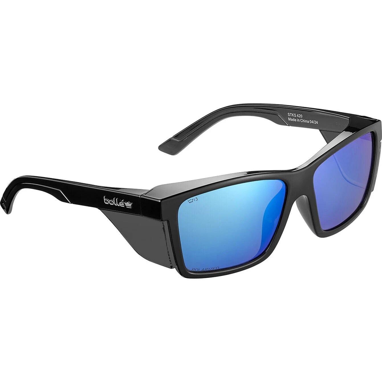 Окуляри Bolle STKS 420 - Transculent Black/Cobalt Flash Polarized