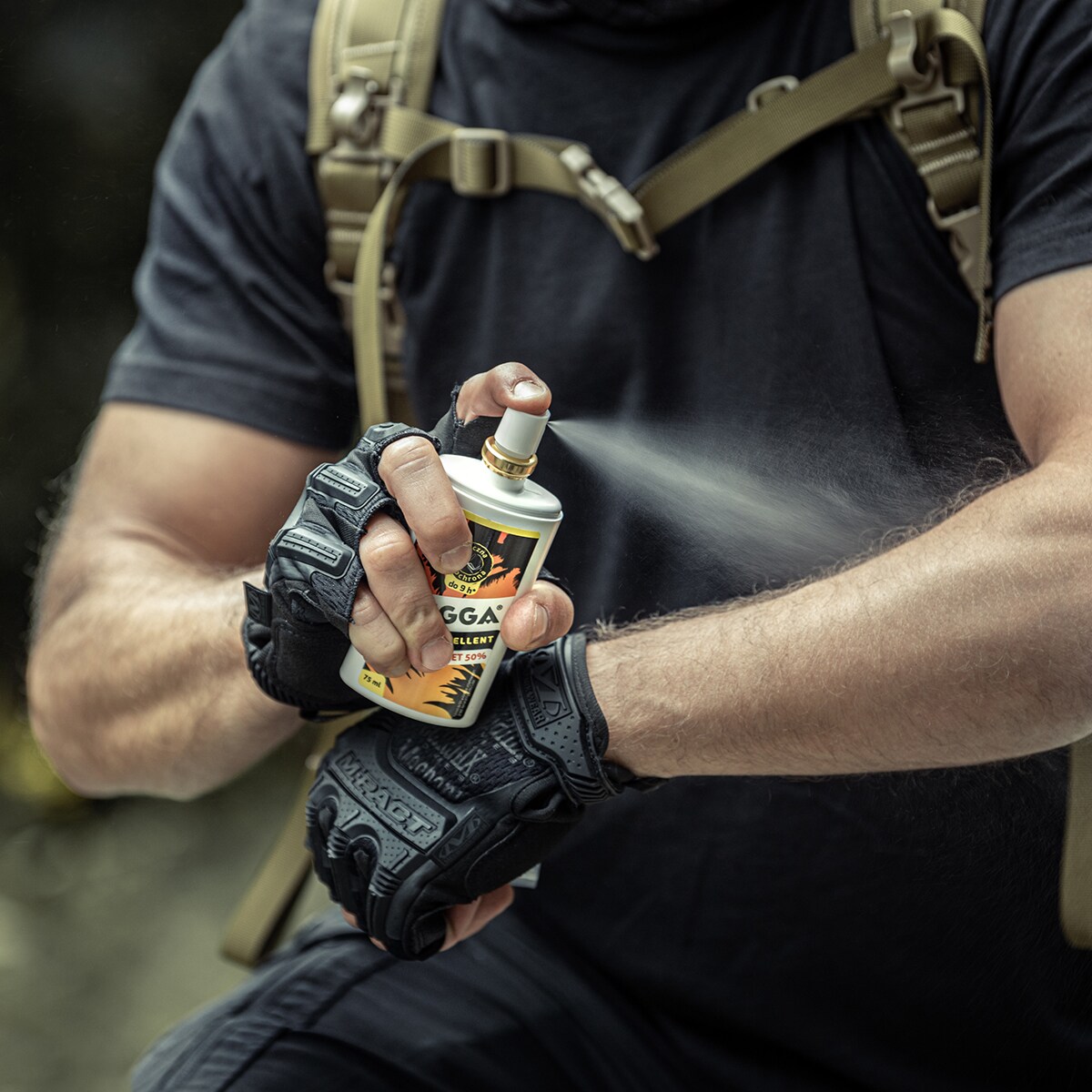 Репелент від комах Mugga Extra Strong, спрей, 50% DEET, 75 мл - 3 шт.