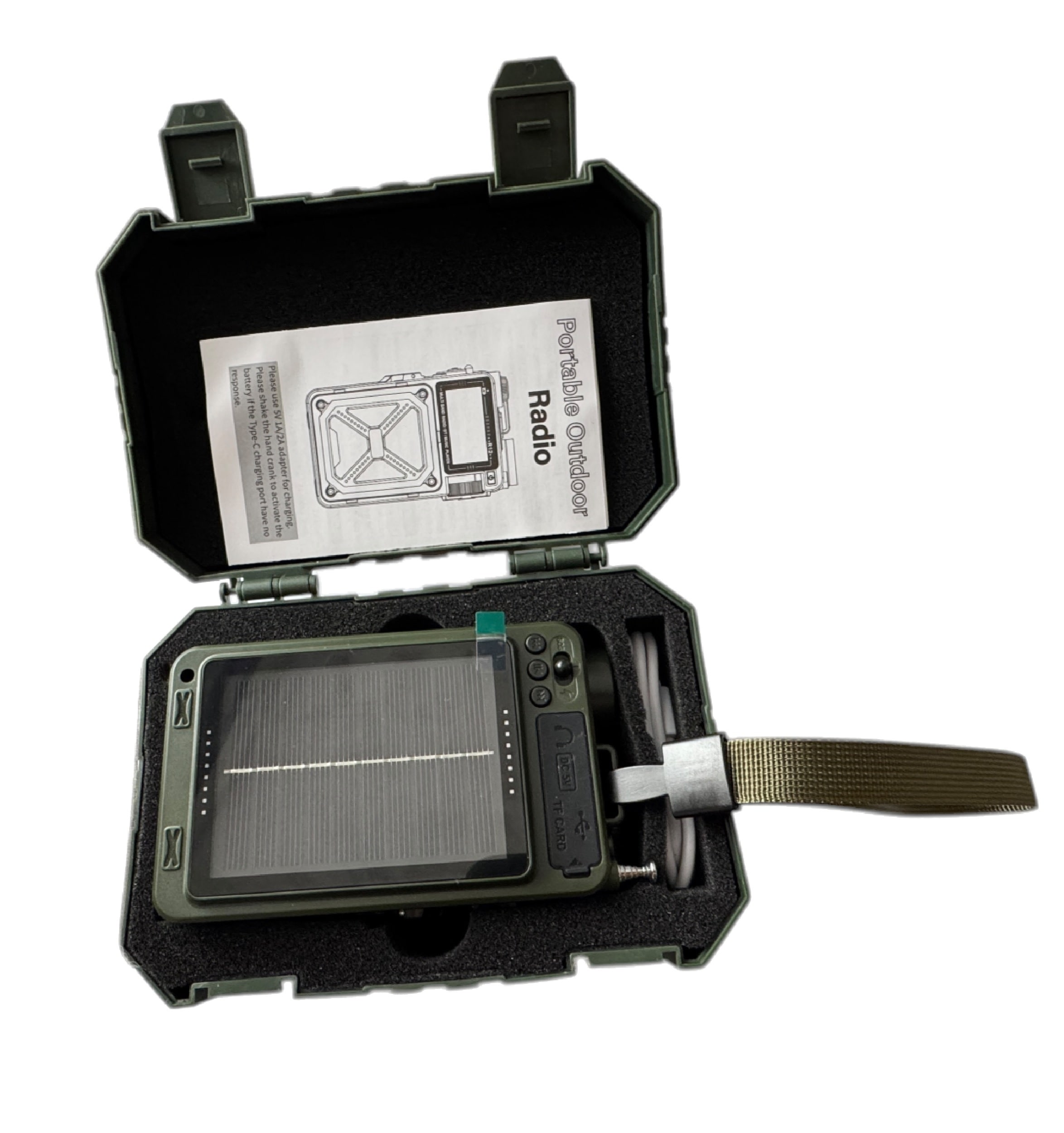 Radio alarmowe JB Tacticals R12 - Green