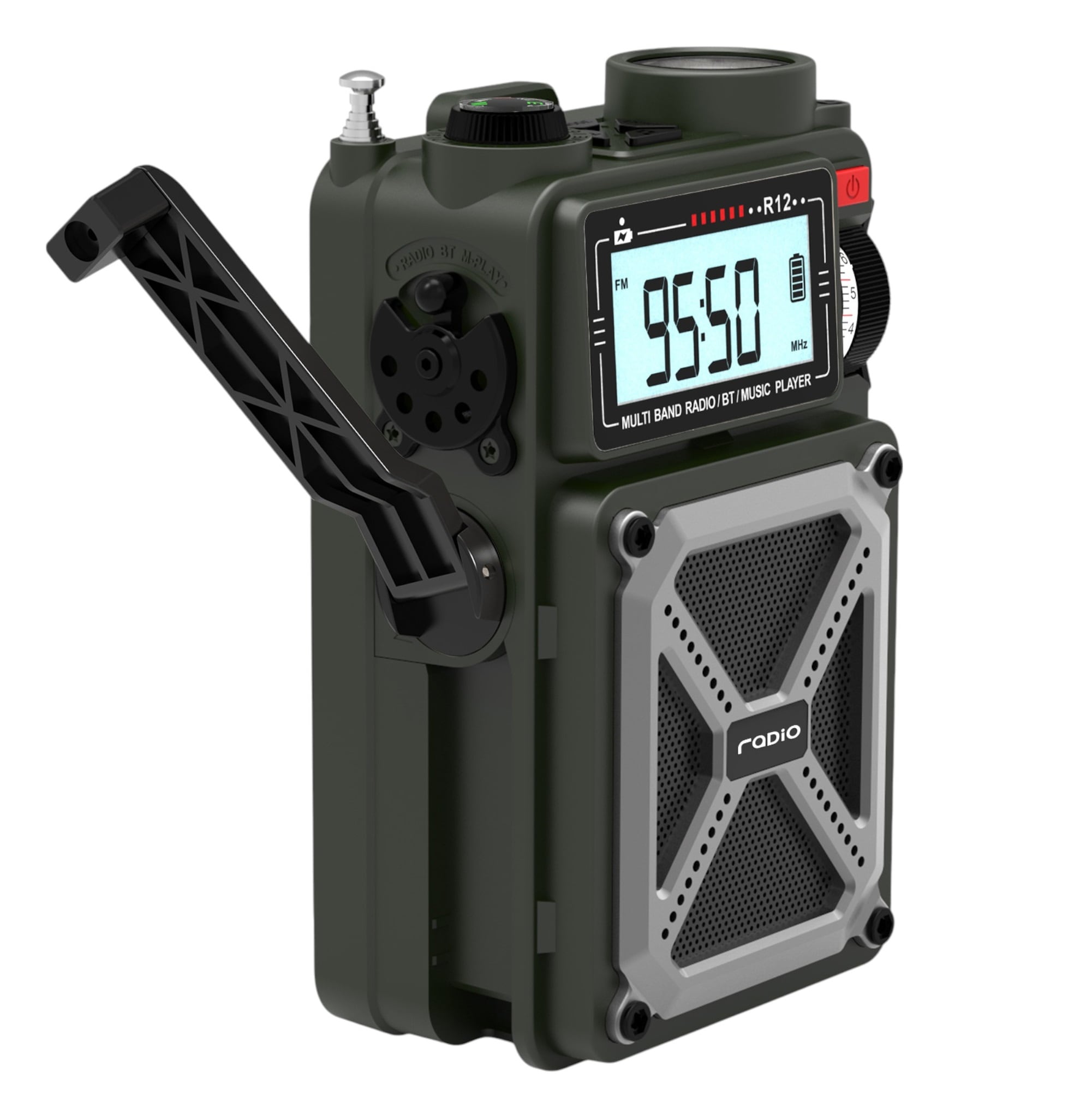 Radio alarmowe JB Tacticals R12 - Green