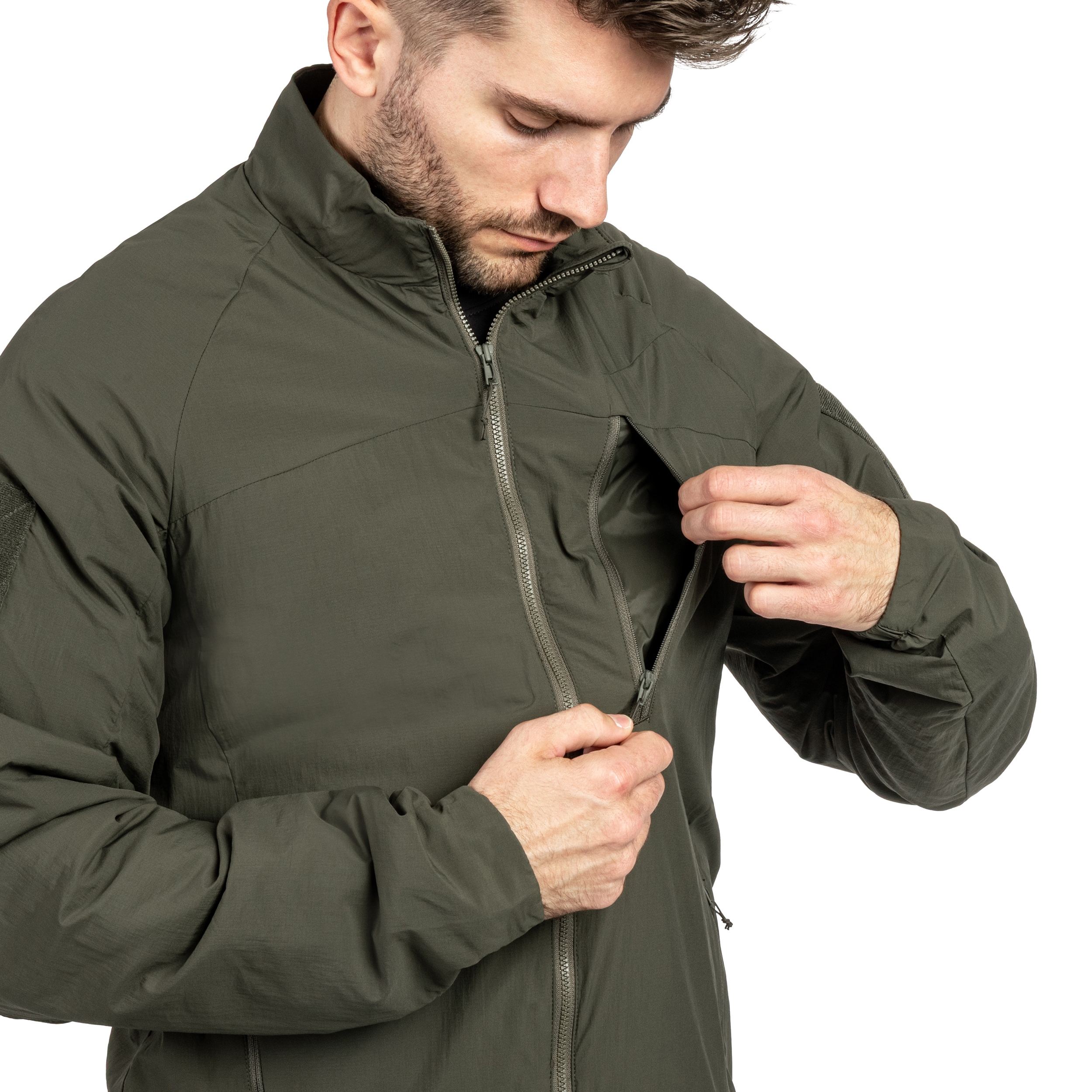 Kurtka Helikon-Tex Wolfhound Lite Full-Zip - Taiga Green