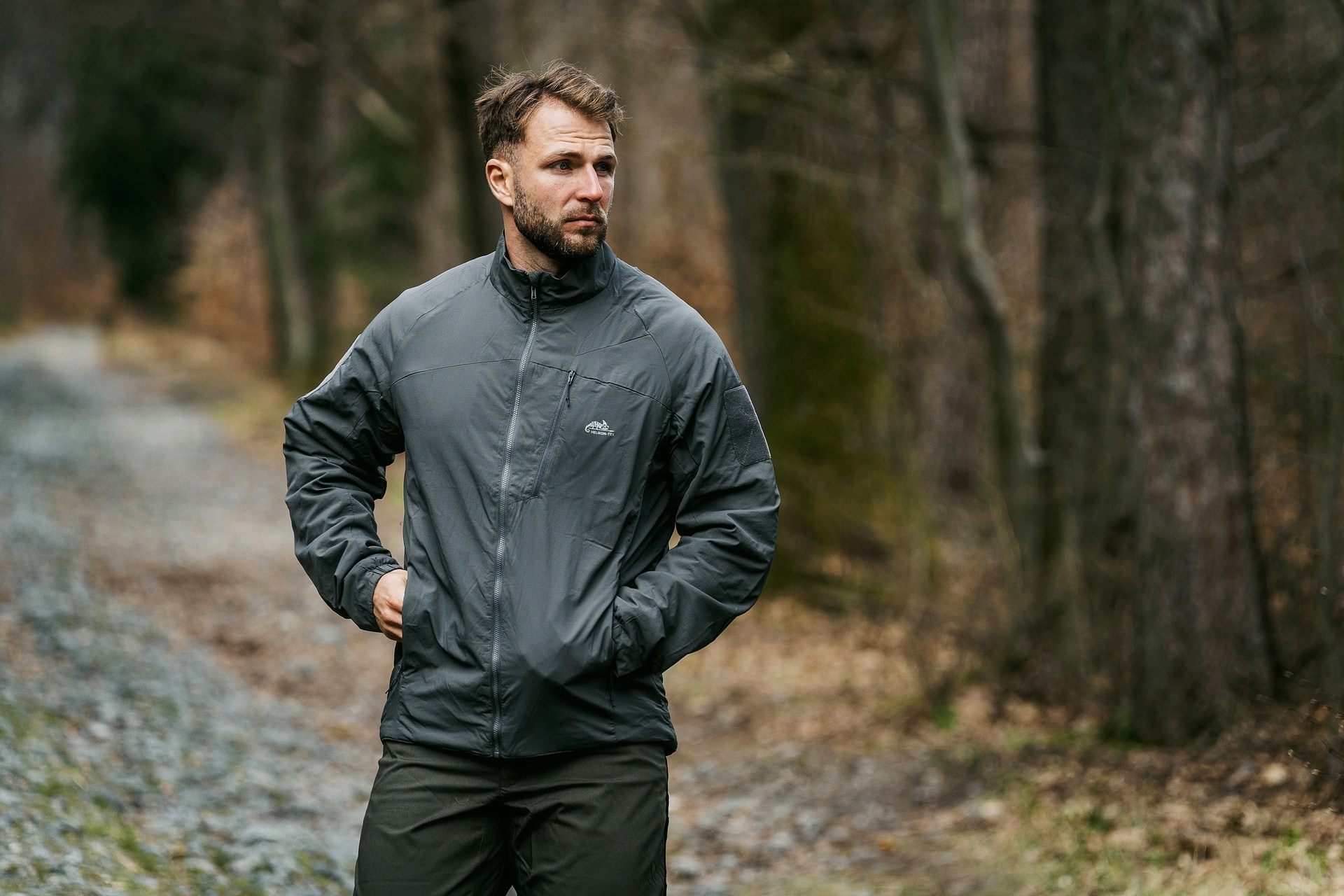 Kurtka Helikon-Tex Wolfhound Lite Full-Zip - Shadow Grey