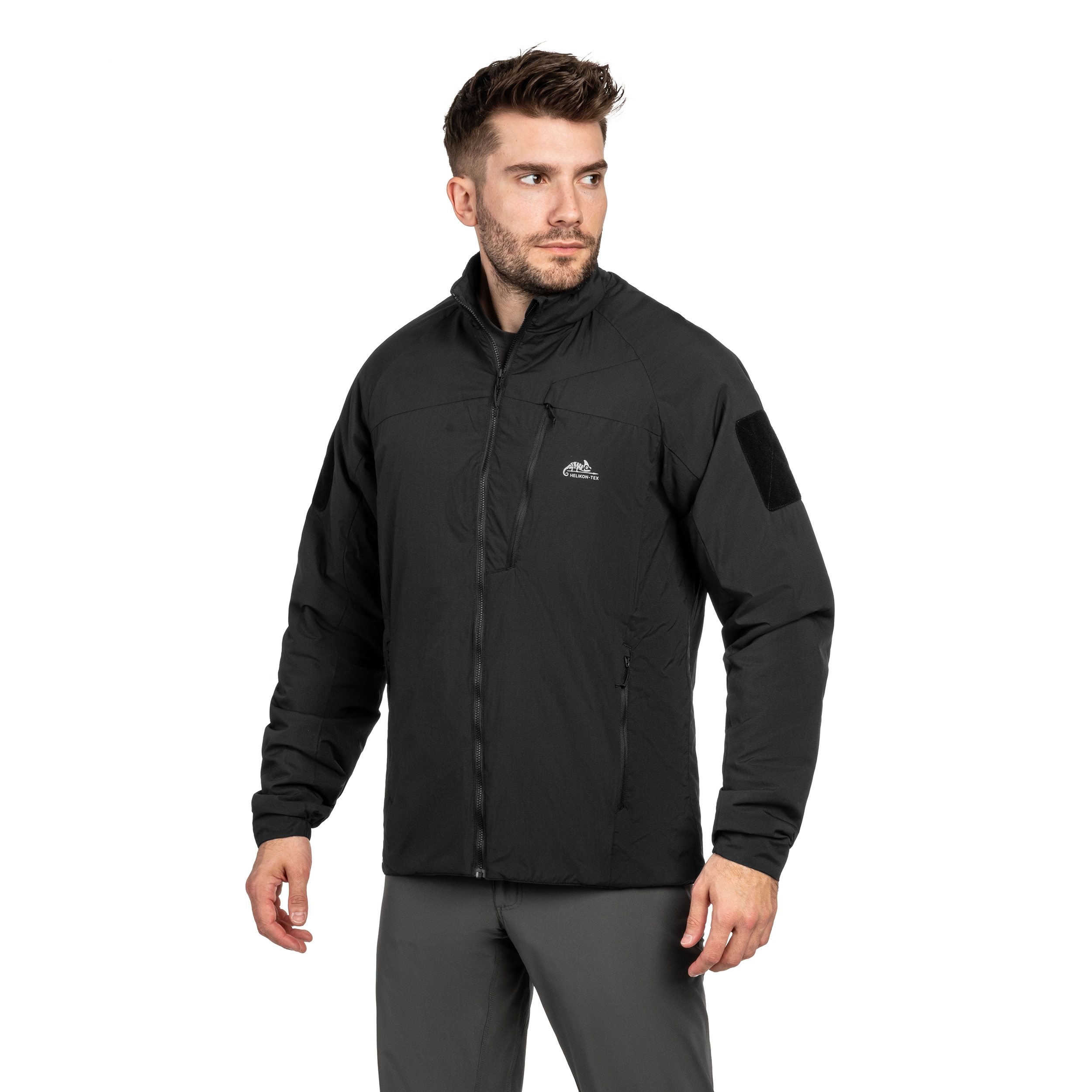 Kurtka Helikon-Tex Wolfhound Lite Full-Zip - Black