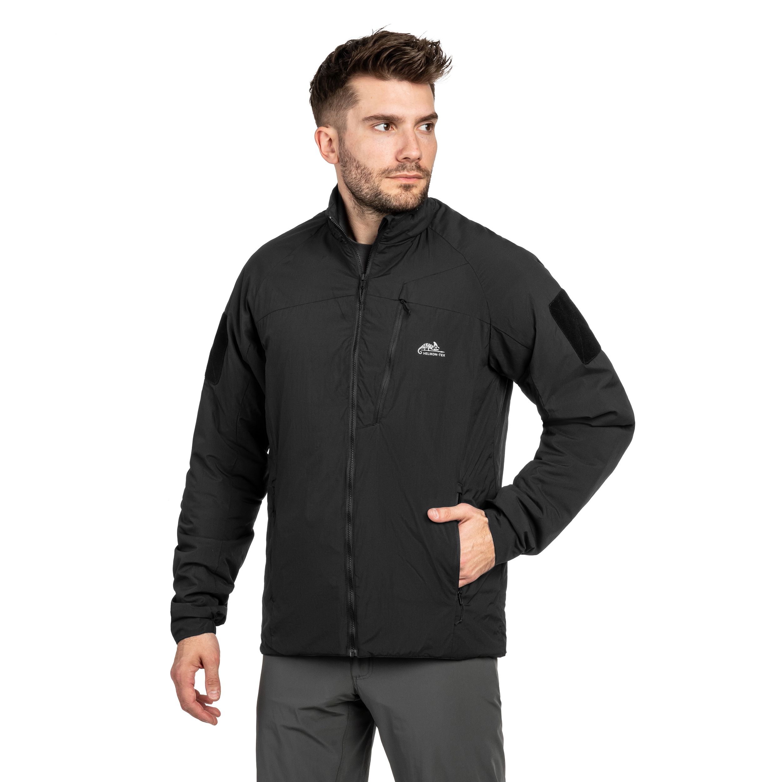 Kurtka Helikon-Tex Wolfhound Lite Full-Zip - Black