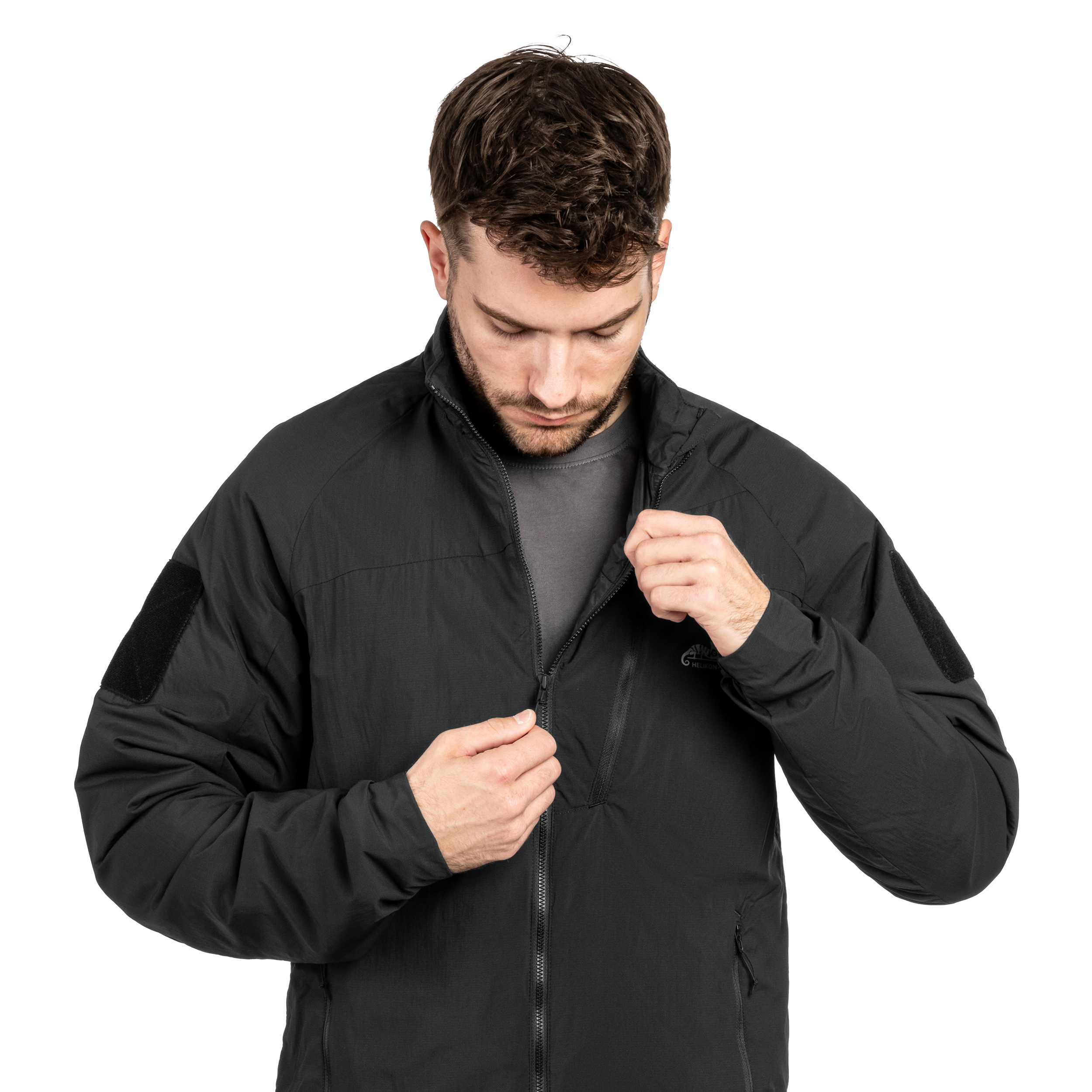 Kurtka Helikon-Tex Wolfhound Lite Full-Zip - Black