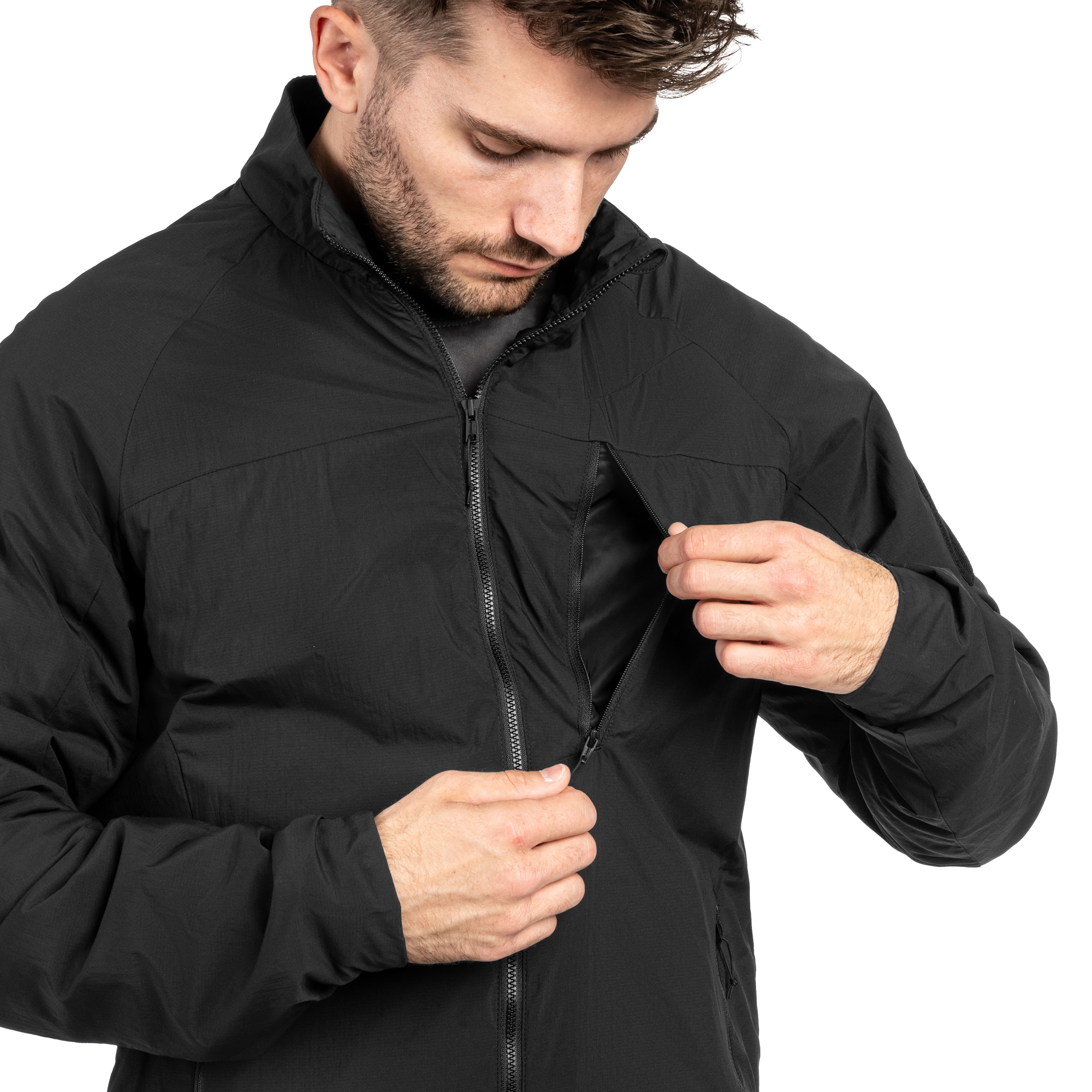 Kurtka Helikon-Tex Wolfhound Lite Full-Zip - Black