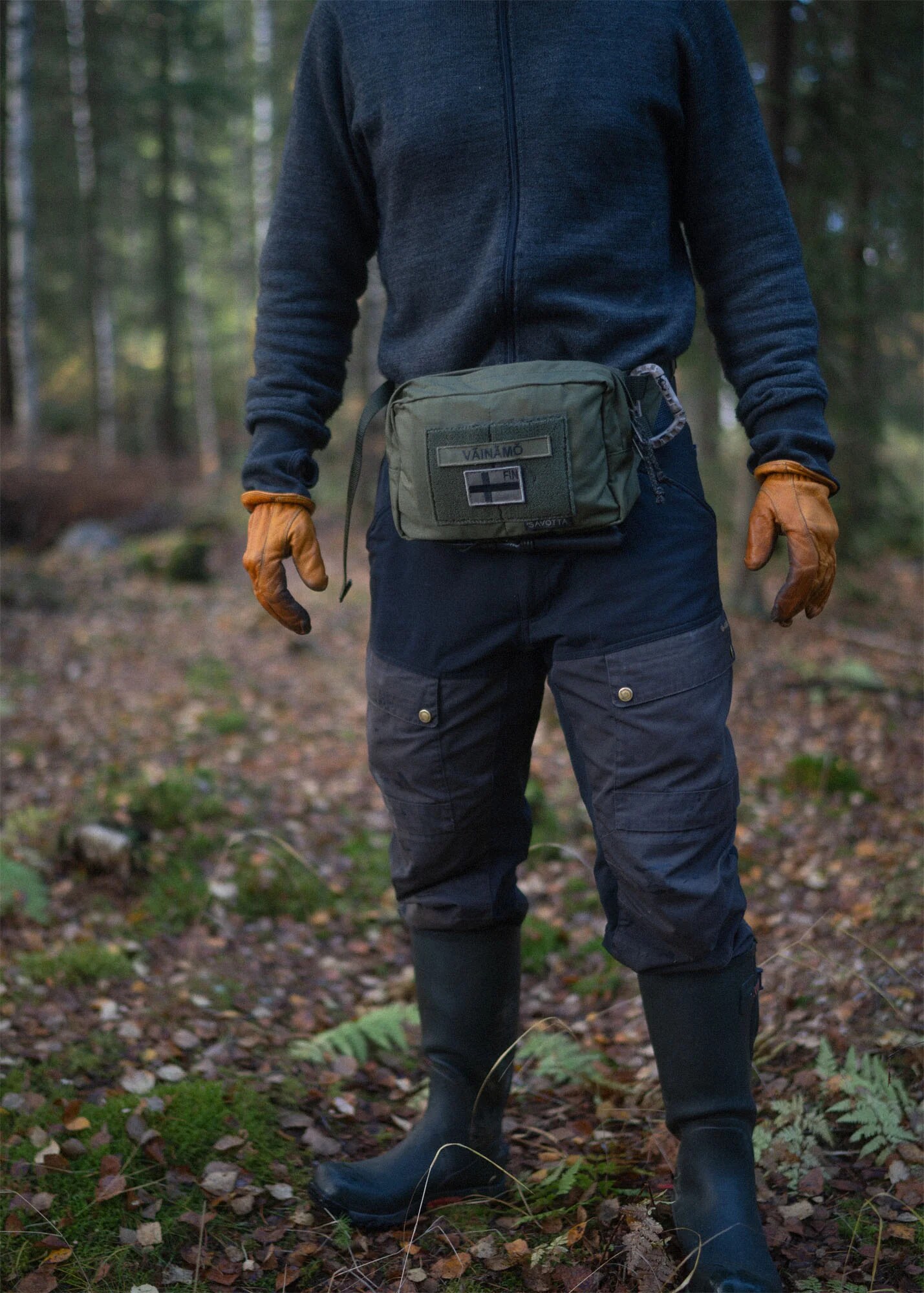 Бананка Savotta Suur-Kukkaro Hip Pack 2,6 л - Green