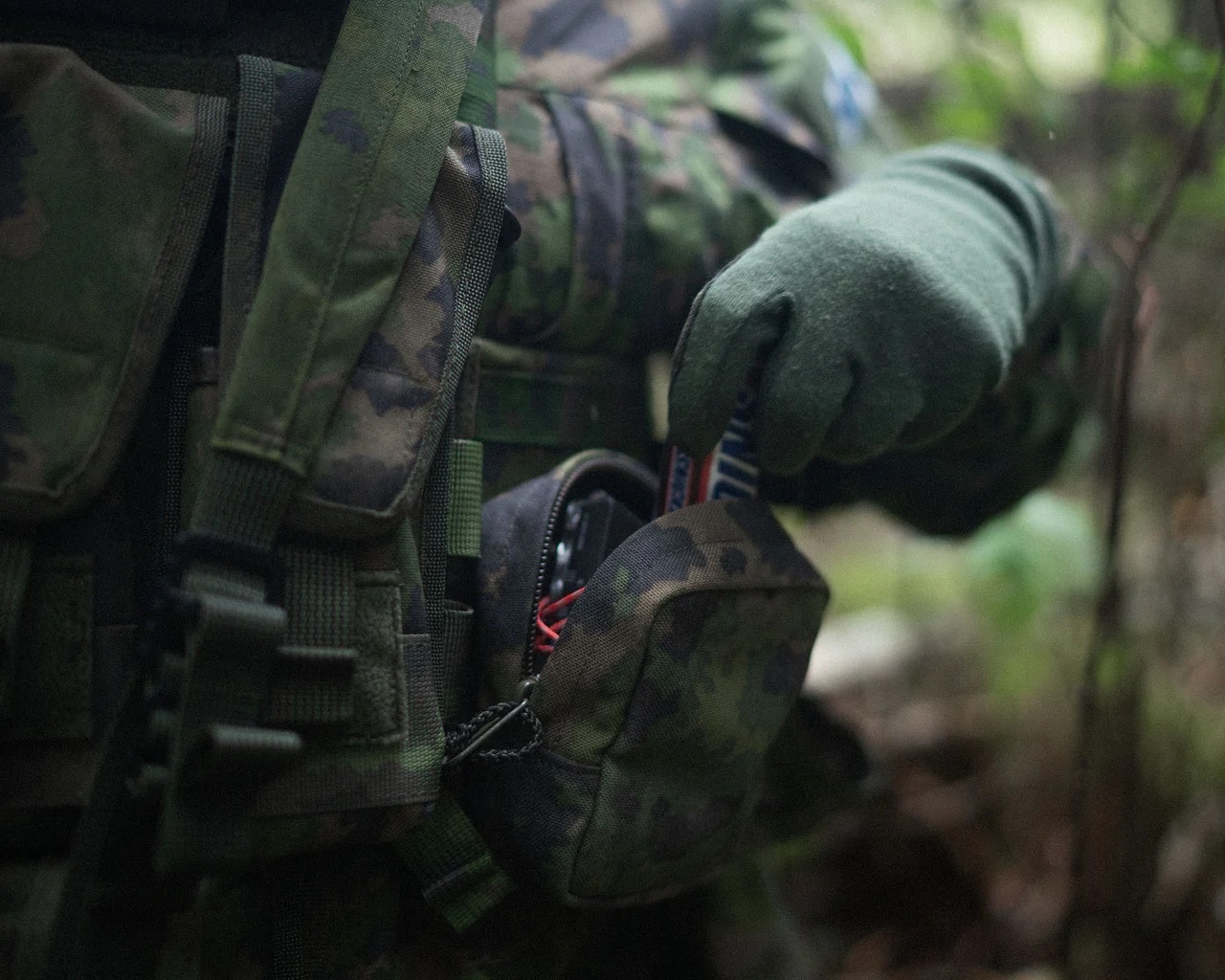 Kieszeń Savotta Zipped GP Pouch 2x2 - M05 Woodland