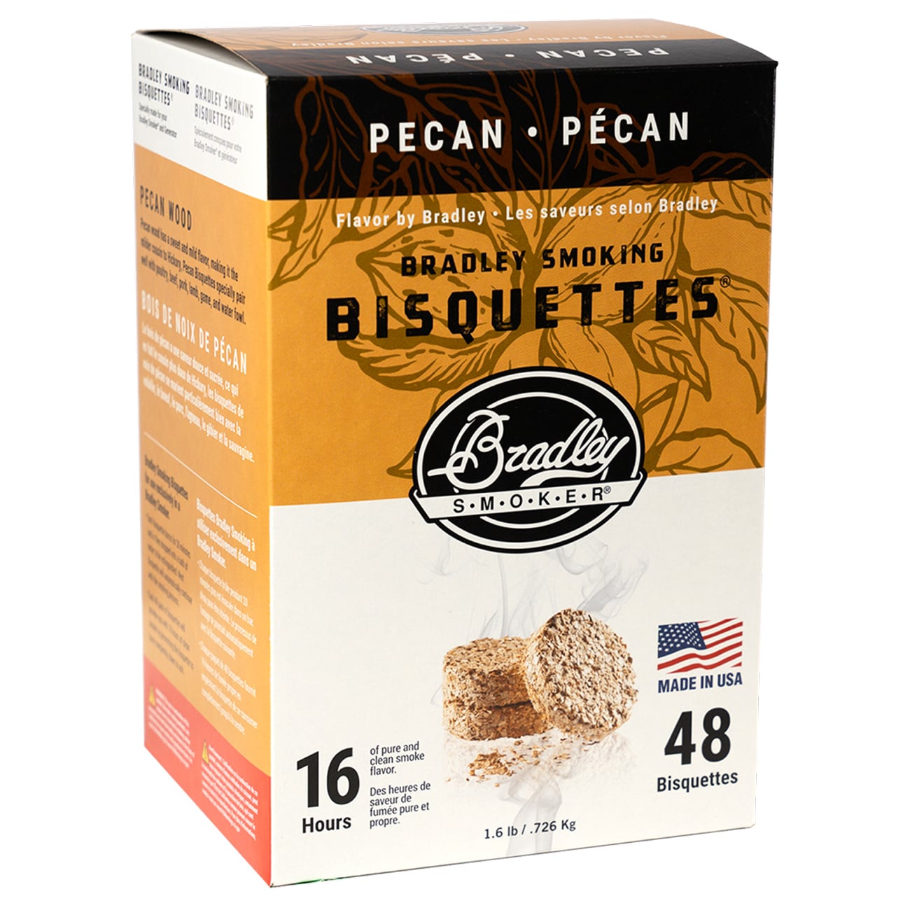 Zrębki wędzarnicze Bradley Smoker Bisquettes 48 szt. - Pekan