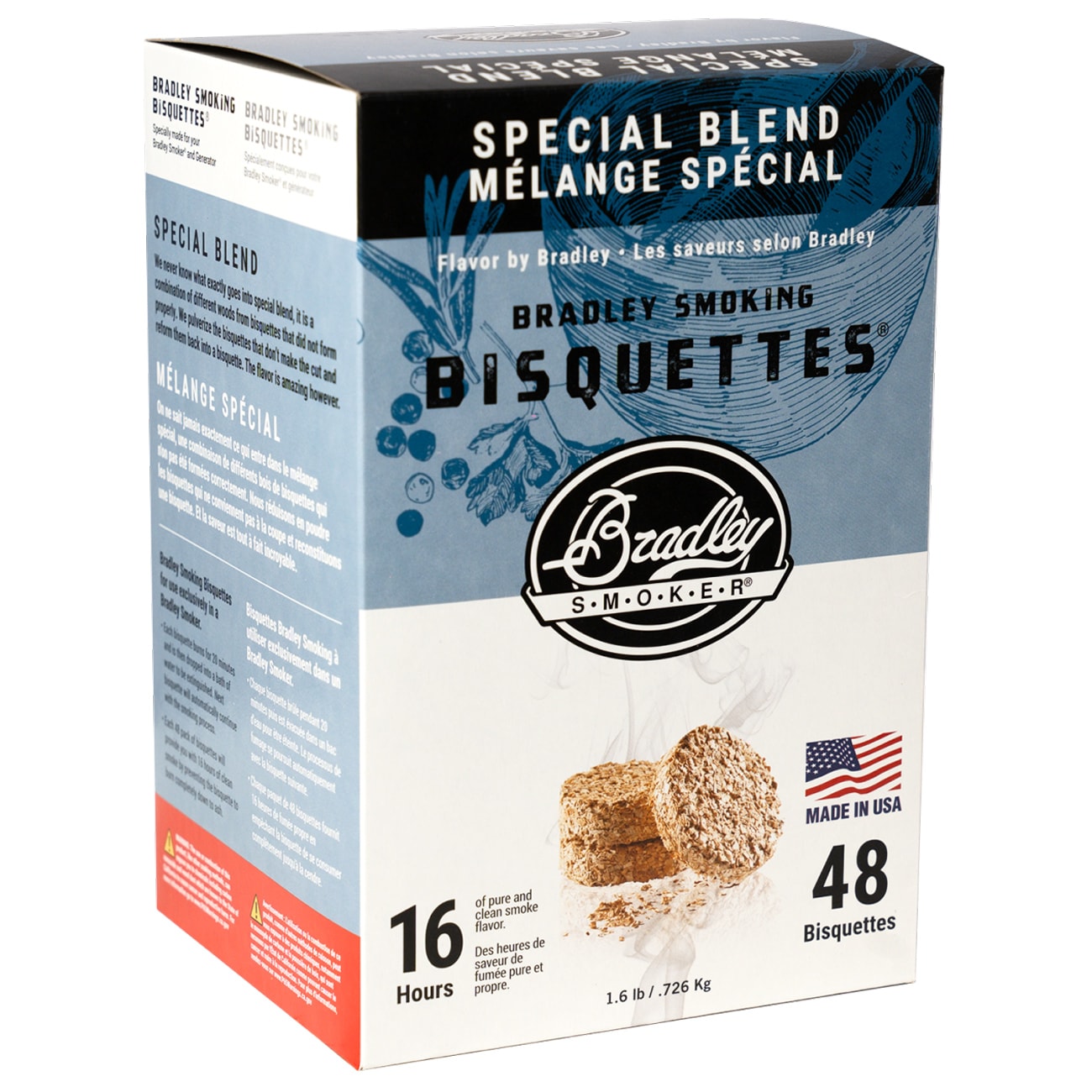 Zrębki wędzarnicze Bradley Smoker Bisquettes 48 szt. - Special Blend