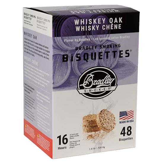 Zrębki wędzarnicze Bradley Smoker Bisquettes 48 szt. - Whiskey Oak