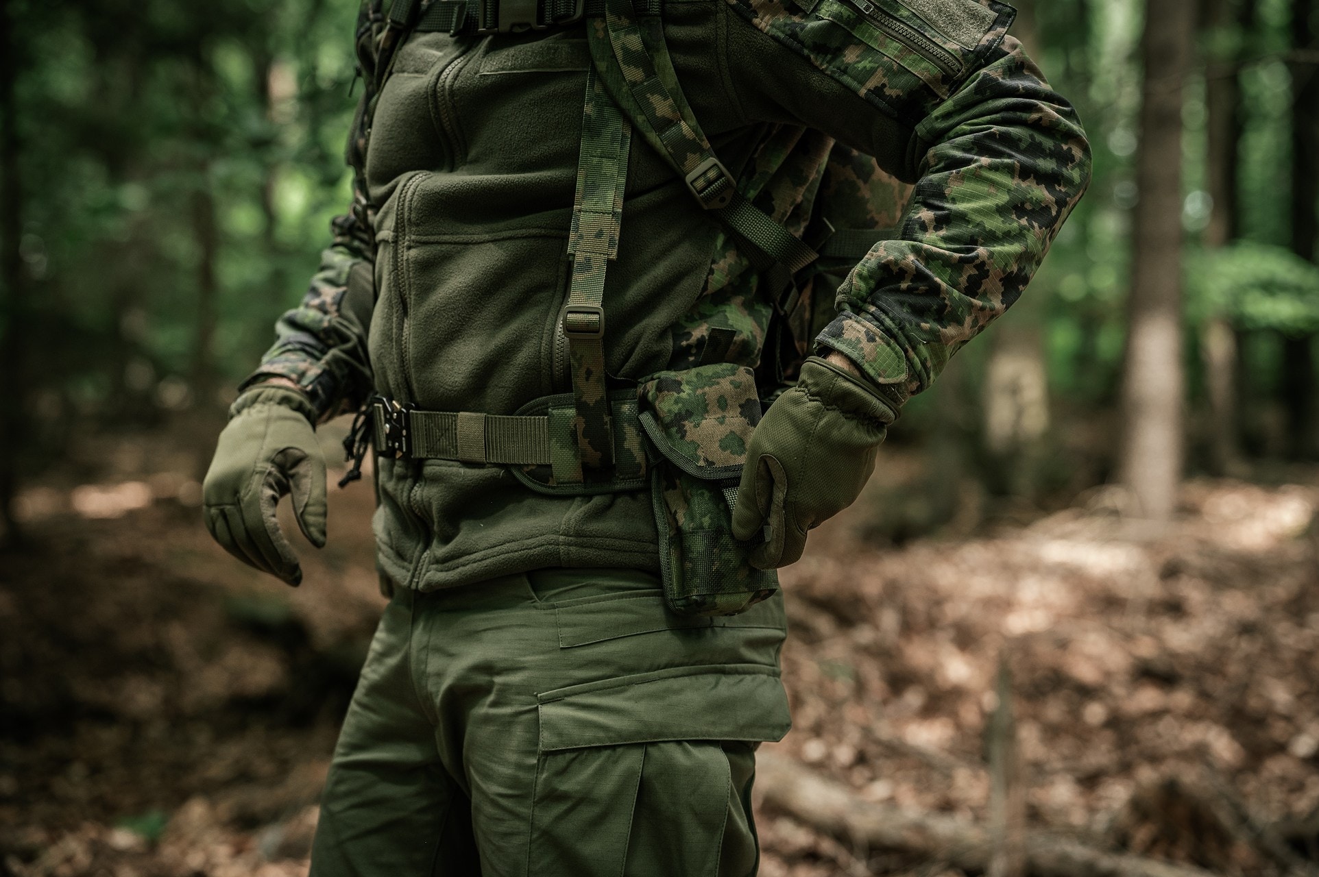 Подвійний підсумок Savotta для гвинтівкових магазинів AR15 - M05 Finnish Woodland Camo