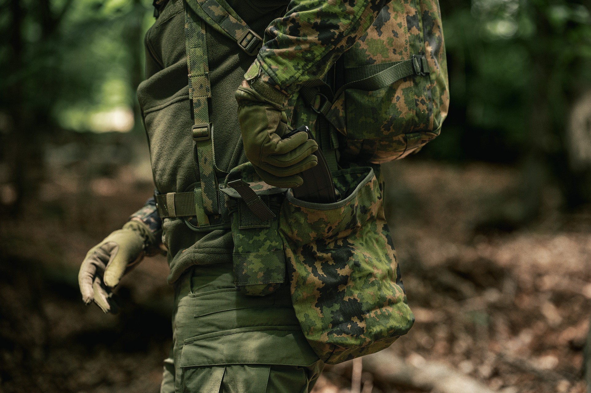 Savotta Dump Pouch - M05 Finnish Woodland Camo