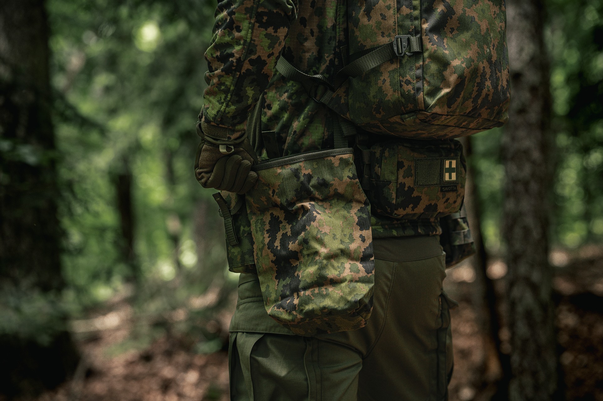 Savotta Dump Pouch - M05 Finnish Woodland Camo