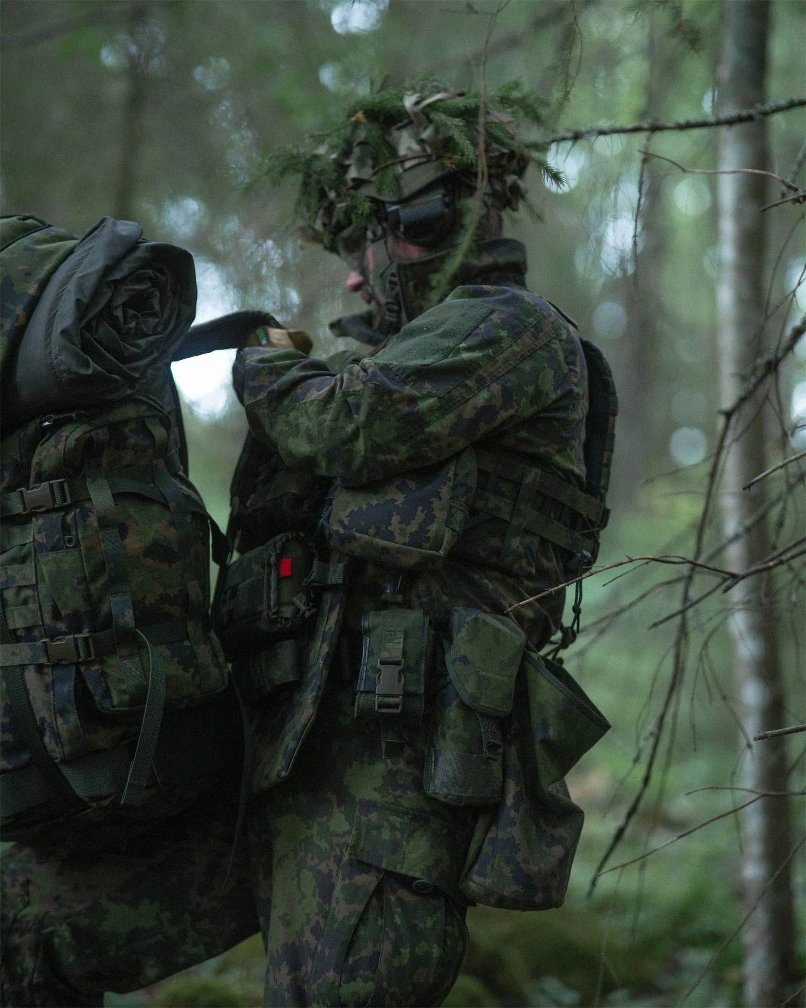 Ładownica Savotta Frag Smoke Pouch na granat - M05 Finnish Woodland Camo