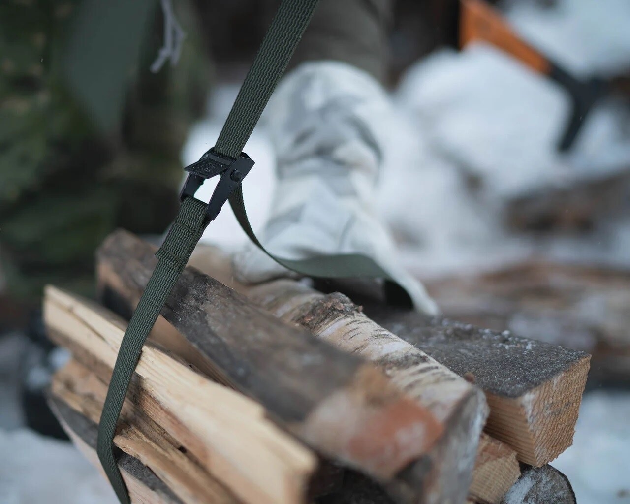 Troki Savotta Cam Buckle 120 cm 2 szt. - Green