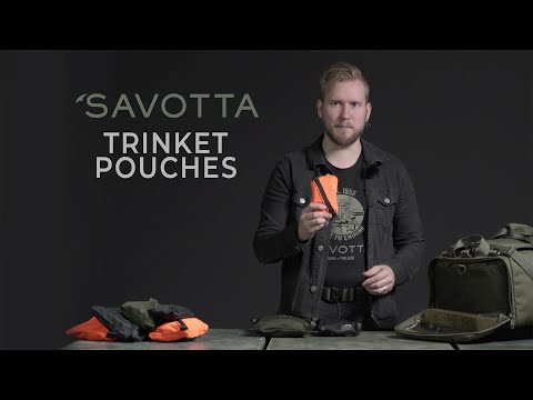 Organizer Savotta Trinket Standalone Pouch 10 x 15 cm - Orange