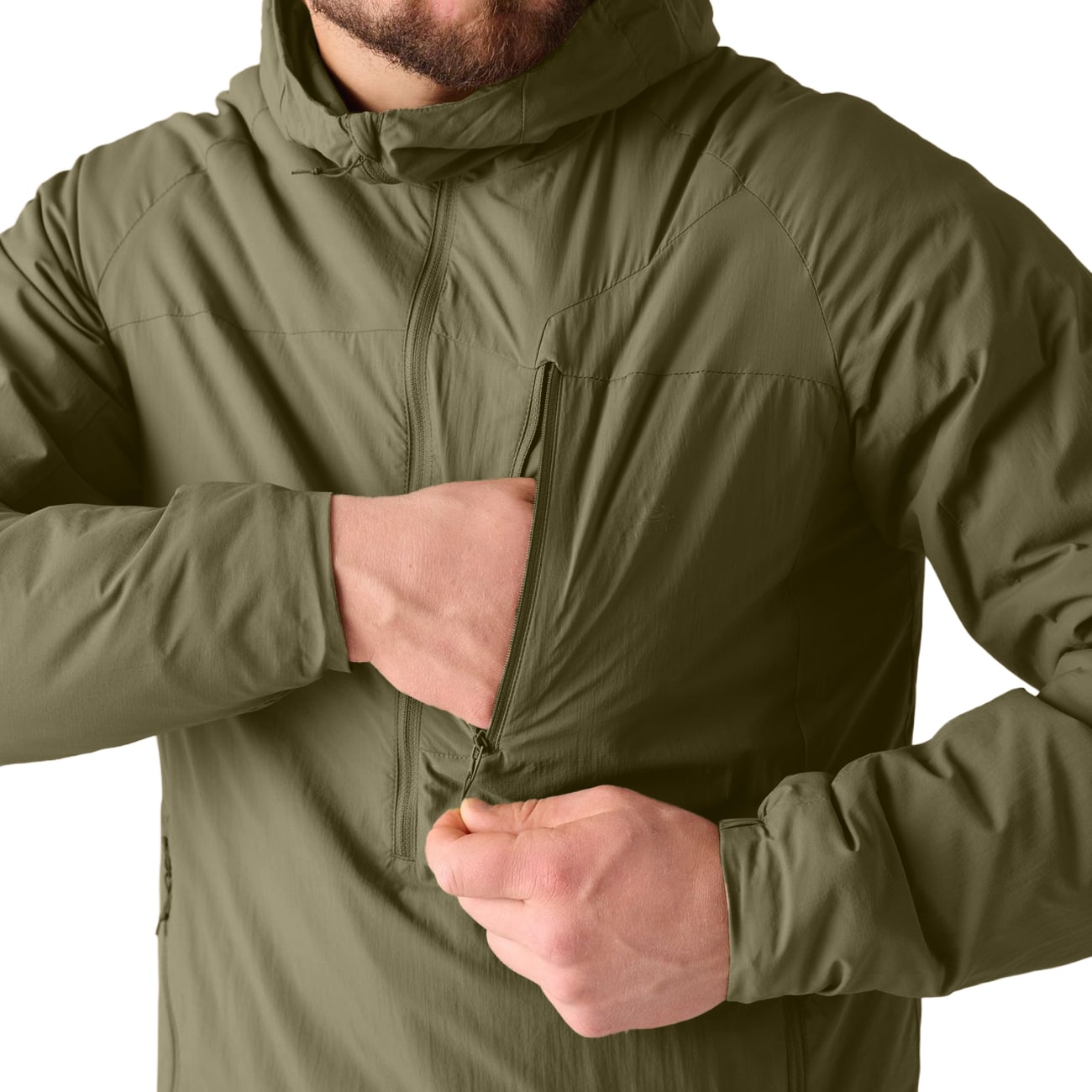 Kurtka Helikon-Tex Wolfhound Hoodie Lite - Taiga Green