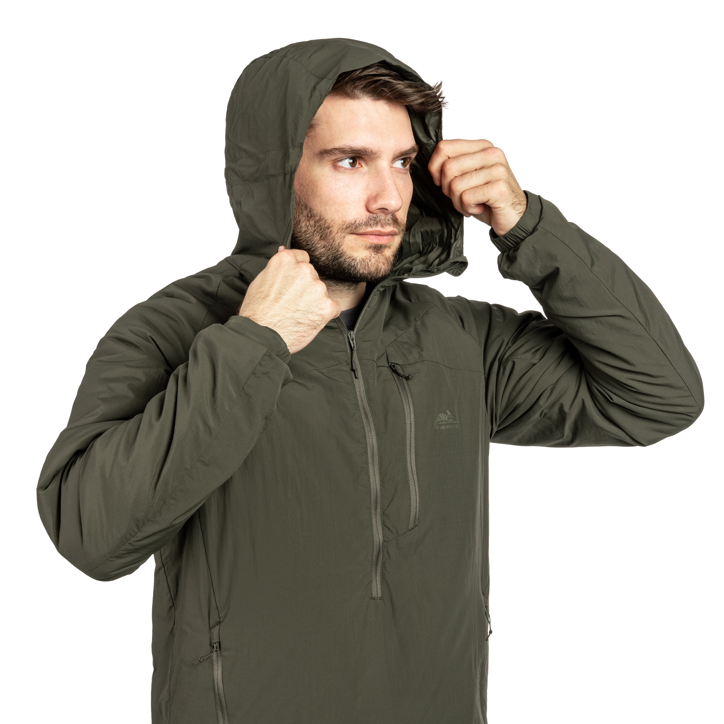 kurtka Helikon-Tex Wolfhound Hoodie Lite - Taiga Green