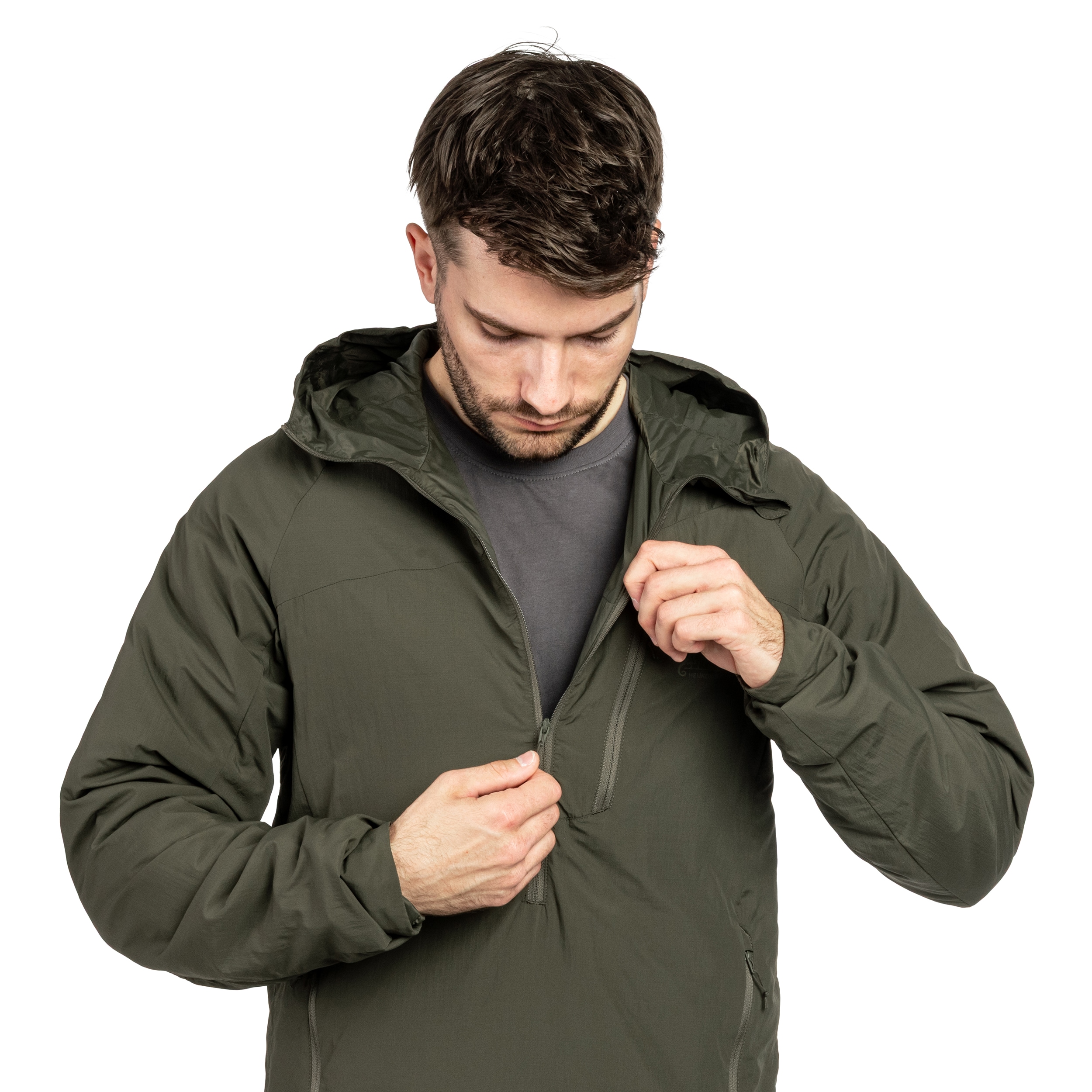 kurtka Helikon-Tex Wolfhound Hoodie Lite - Taiga Green