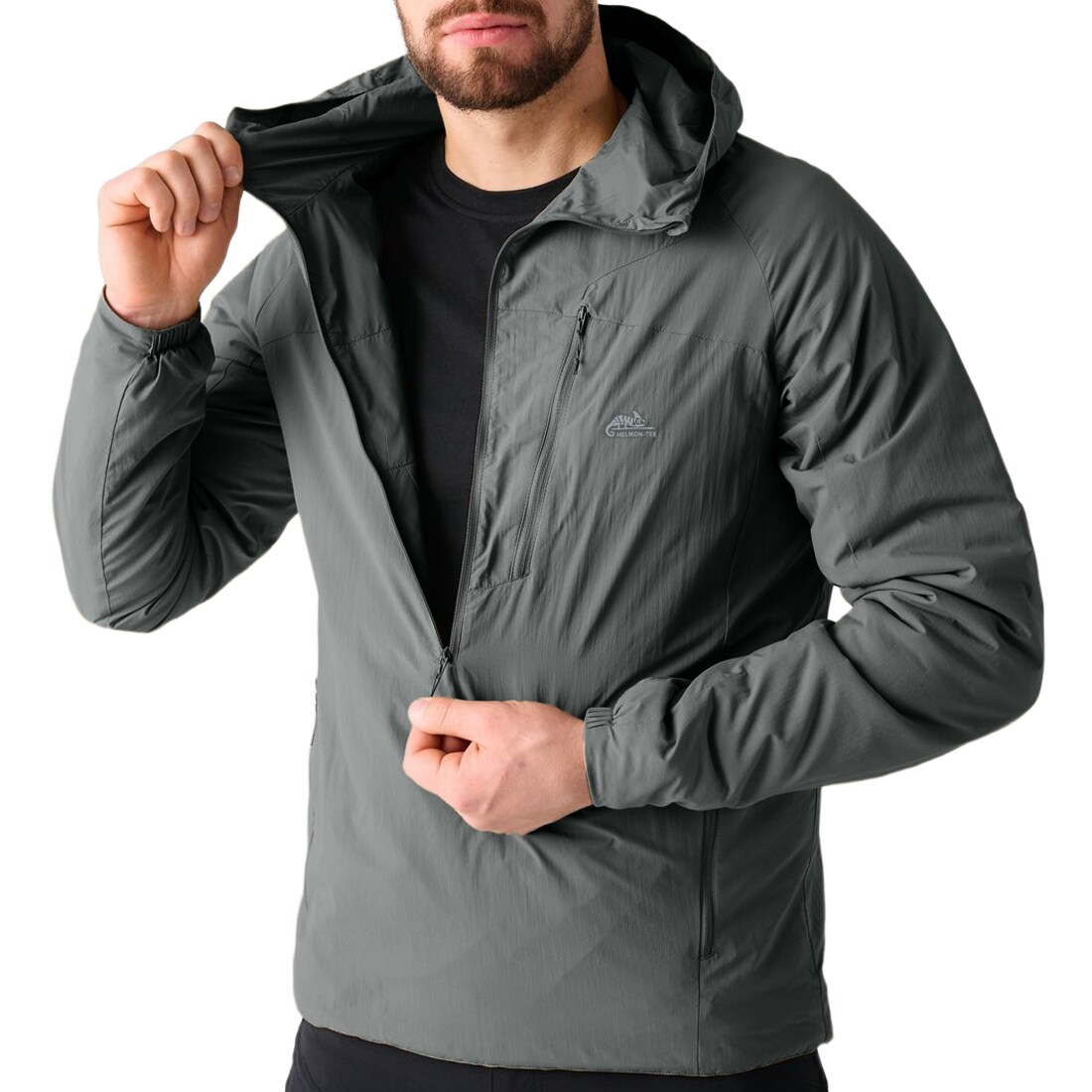 Kurtka Helikon-Tex Wolfhound Hoodie Lite - Shadow Grey