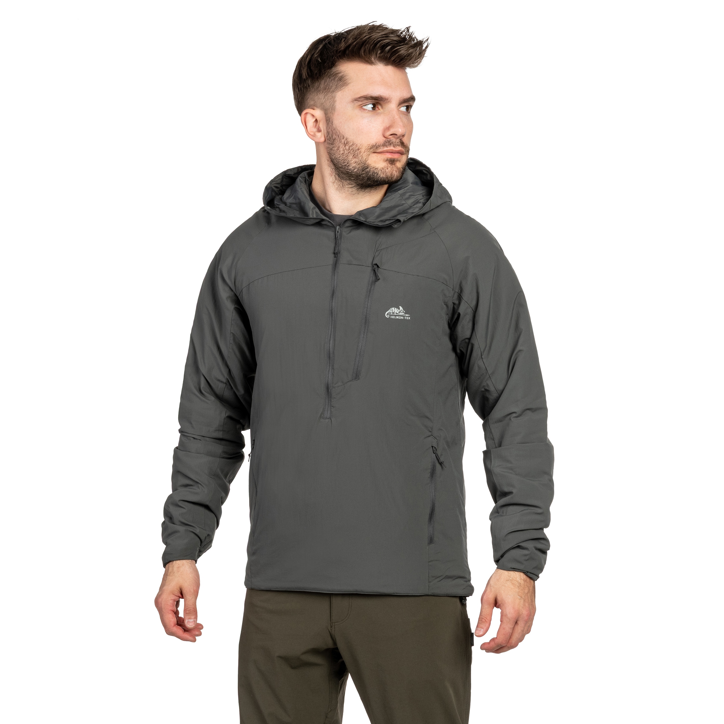 Kurtka Helikon-Tex Wolfhound Hoodie Lite - Shadow Grey