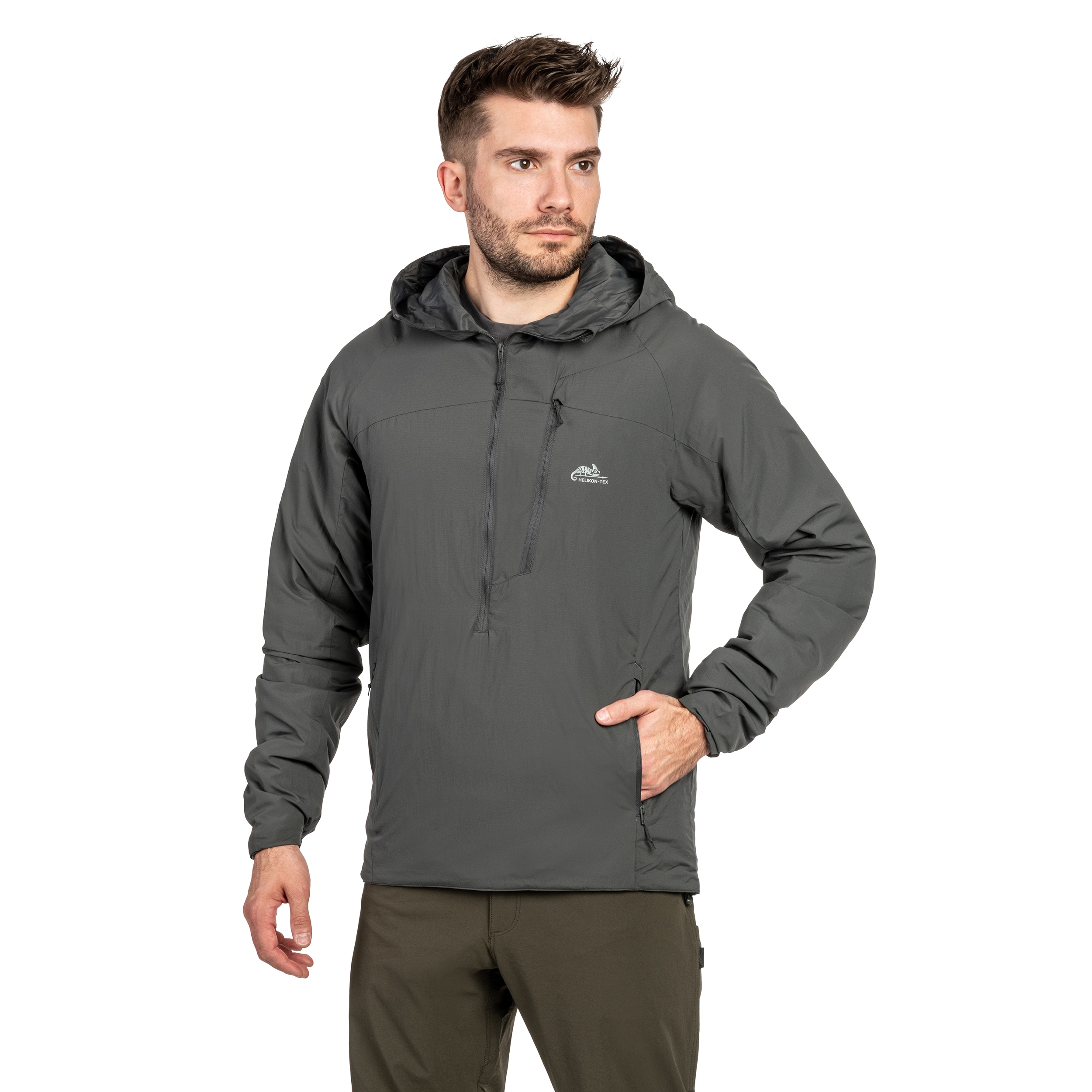 Kurtka Helikon-Tex Wolfhound Hoodie Lite - Shadow Grey