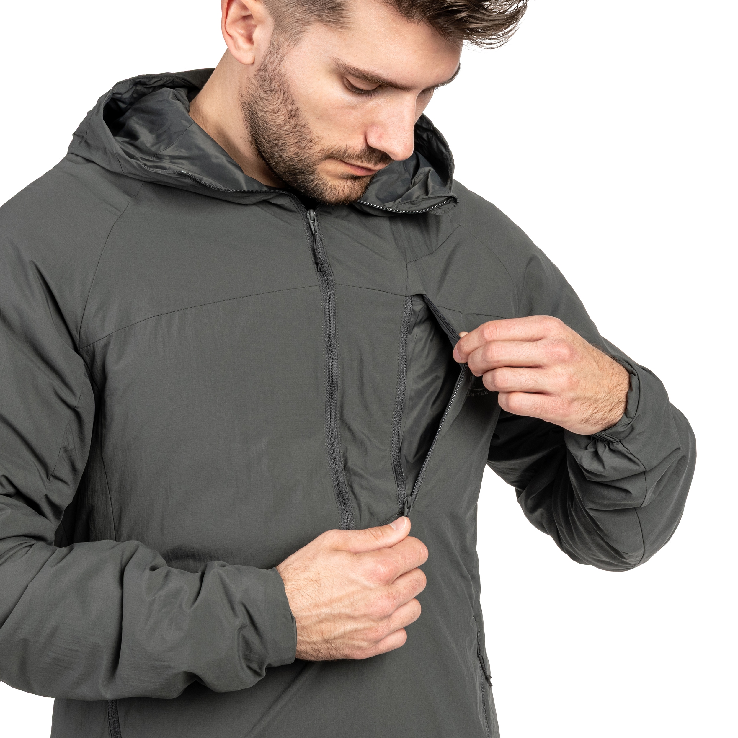 Kurtka Helikon-Tex Wolfhound Hoodie Lite - Shadow Grey