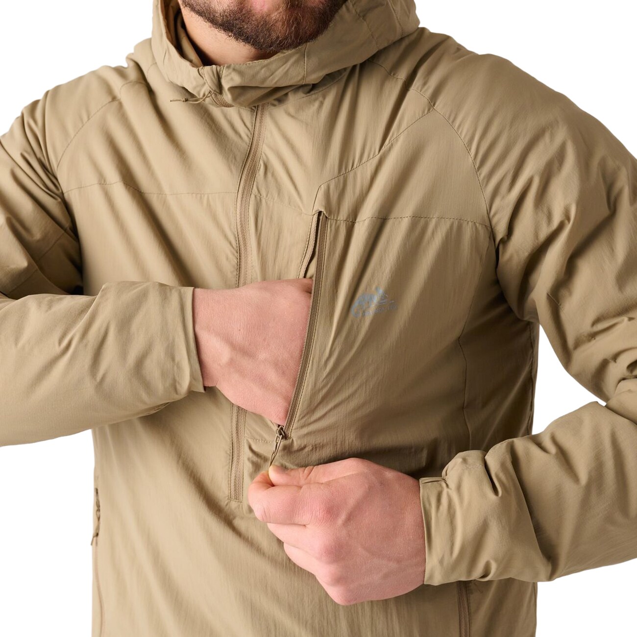 Kurtka Helikon-Tex Wolfhound Hoodie Lite - Khaki