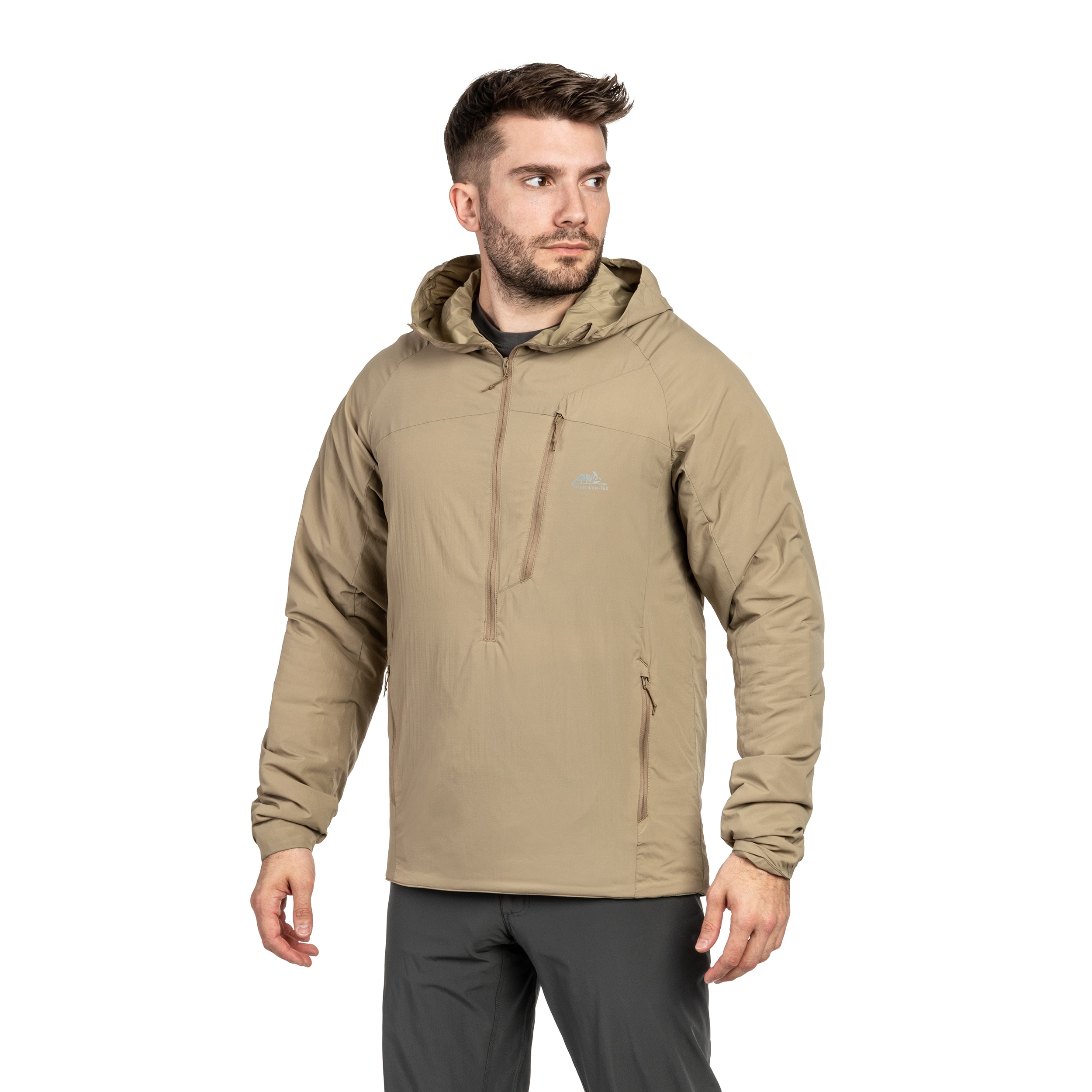 Kurtka Helikon-Tex Wolfhound Hoodie Lite - Khaki