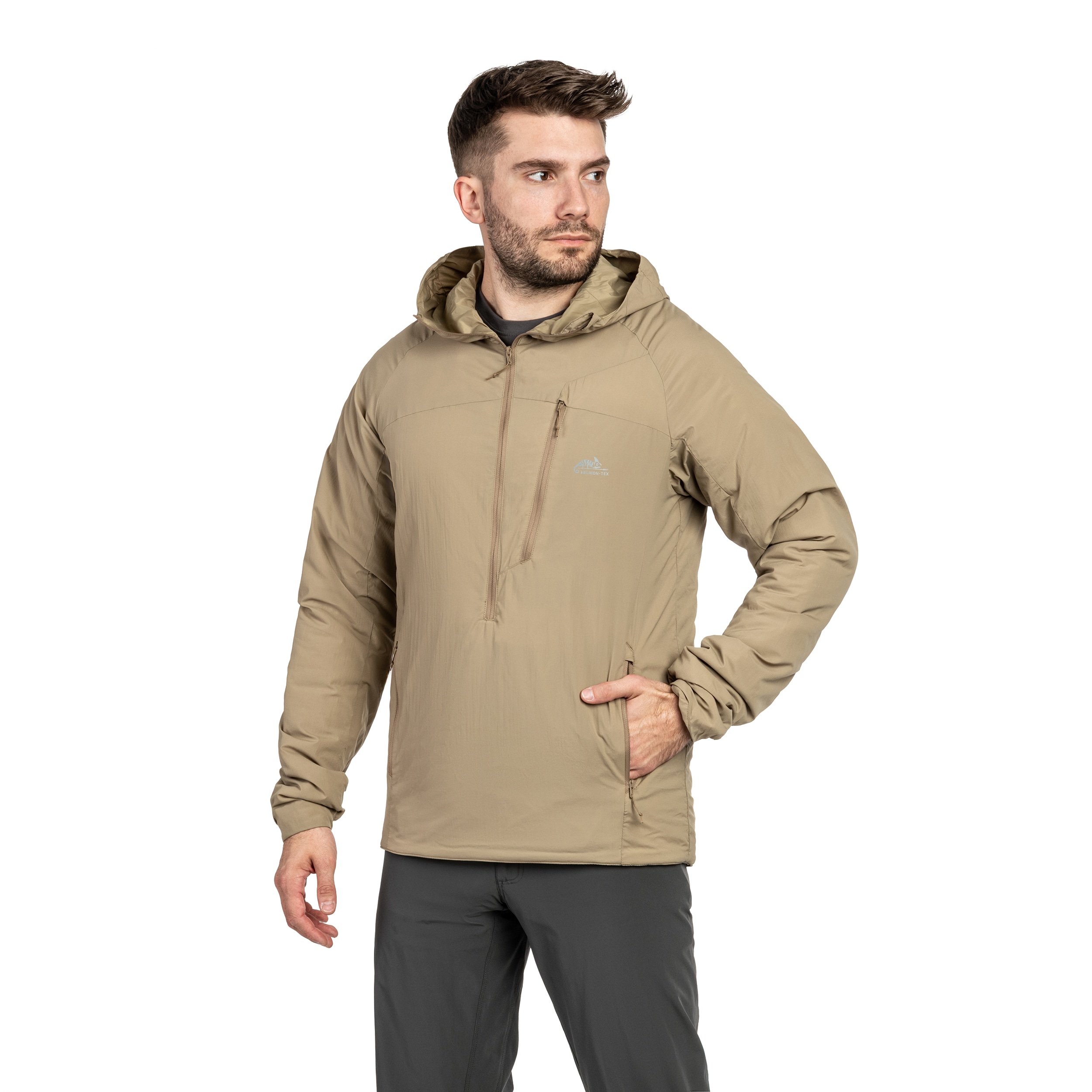 Kurtka Helikon-Tex Wolfhound Hoodie Lite - Khaki