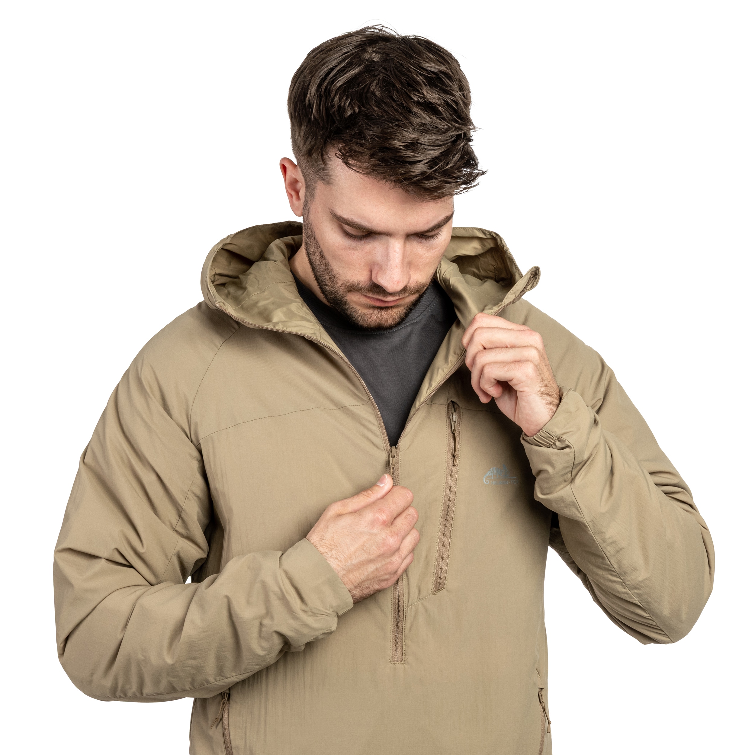 Kurtka Helikon-Tex Wolfhound Hoodie Lite - Khaki