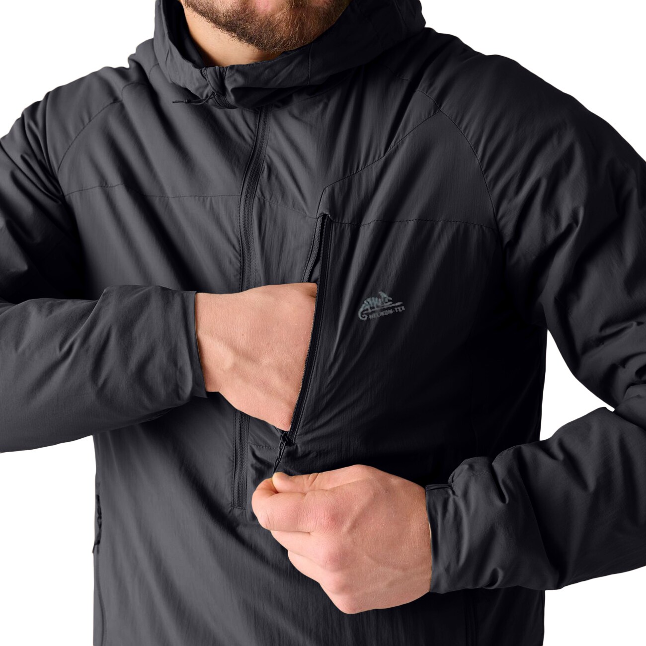 Kurtka Helikon-Tex Wolfhound Hoodie Lite - Black