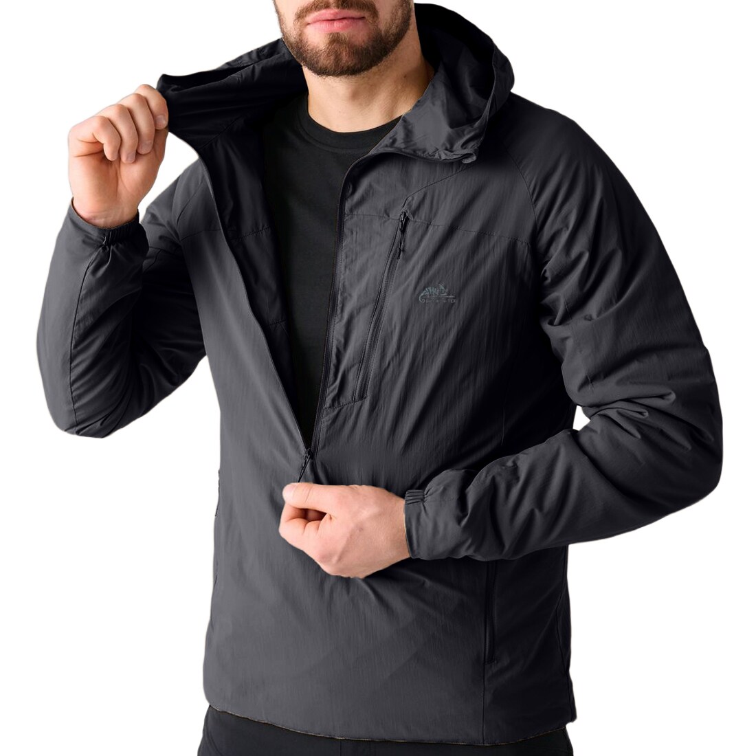 Kurtka Helikon-Tex Wolfhound Hoodie Lite - Black
