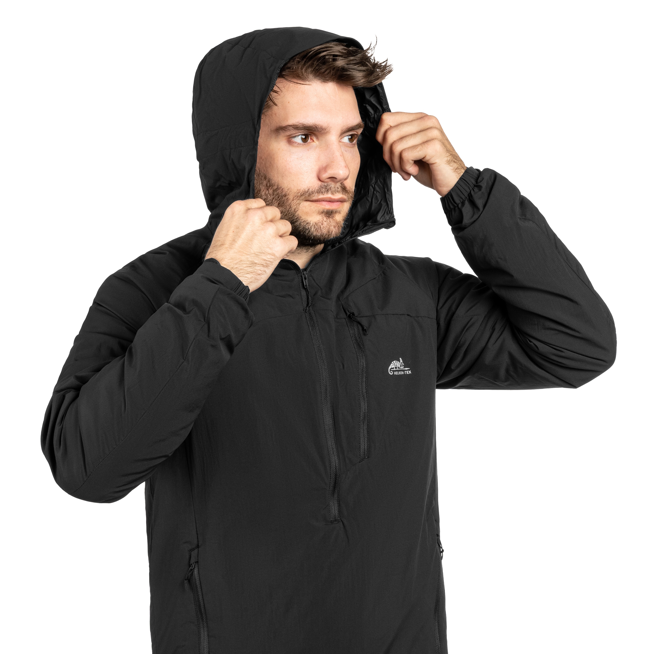Kurtka Helikon-Tex Wolfhound Hoodie Lite - Black