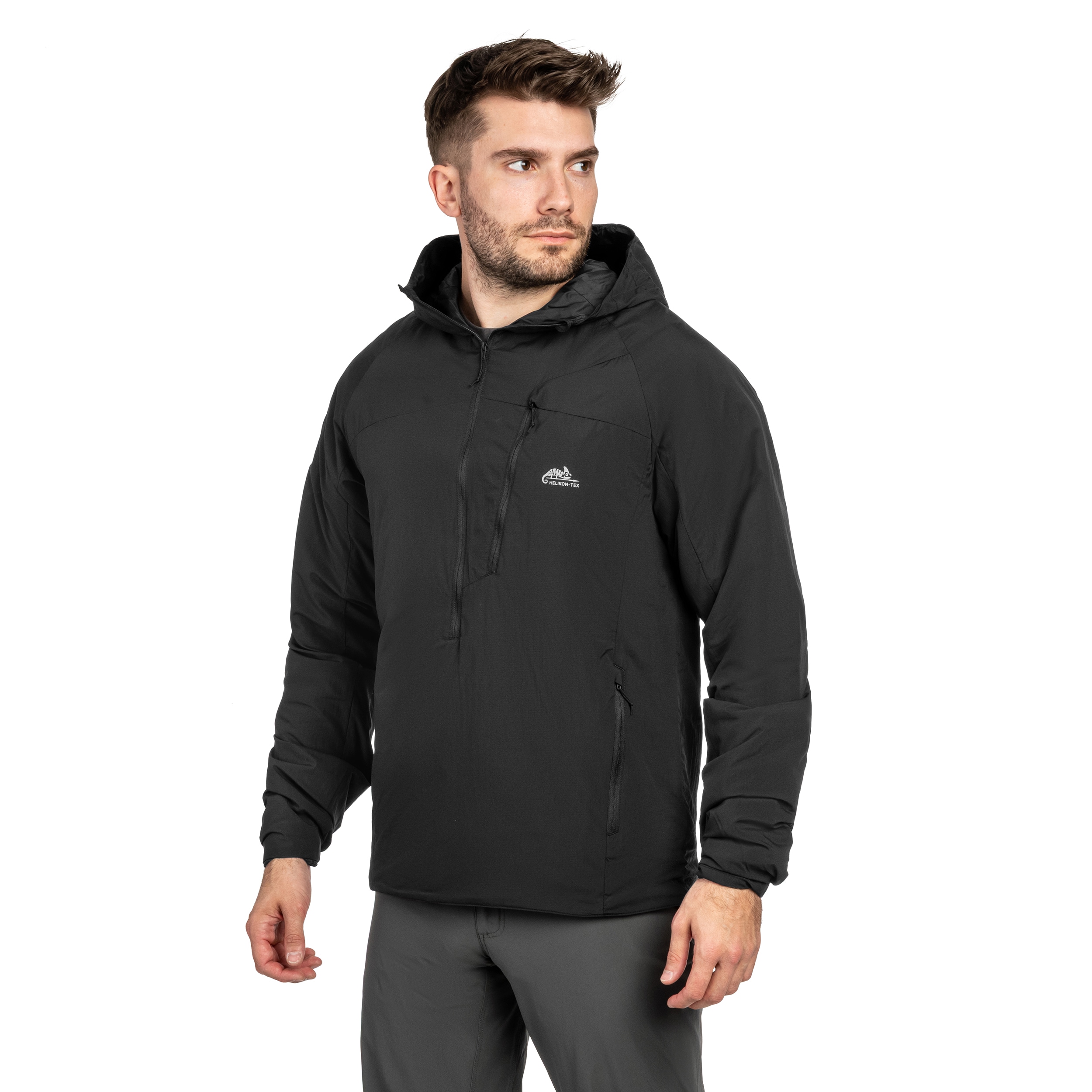 Kurtka Helikon-Tex Wolfhound Hoodie Lite - Black