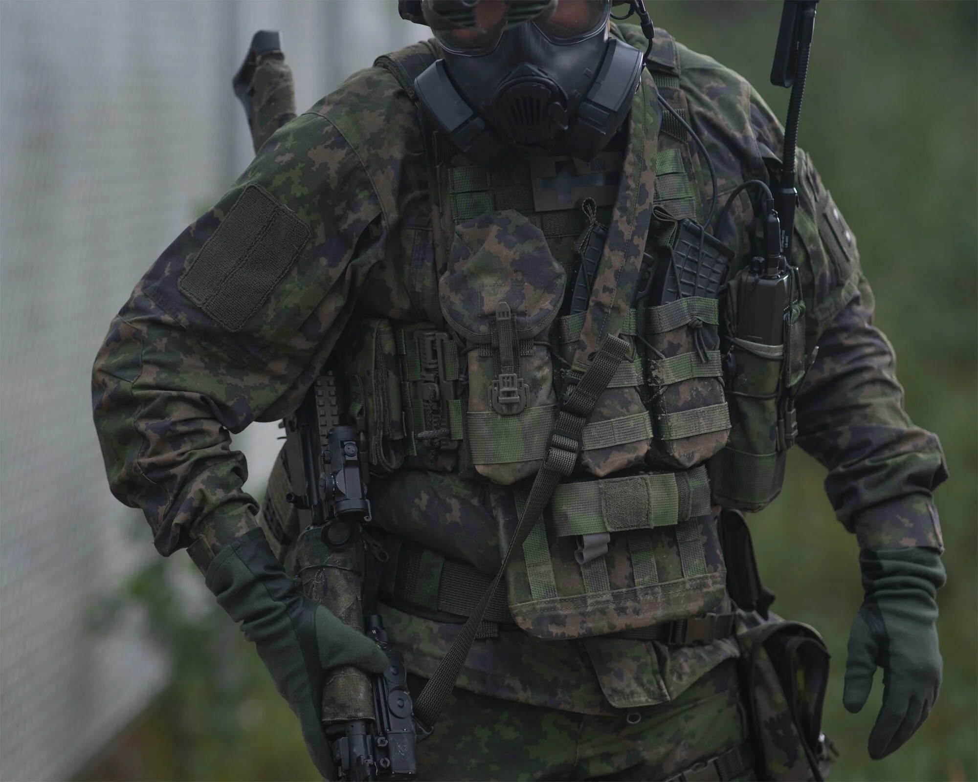 Тактичний збройовий 2-точковий ремінь Savotta Griffin Sling MW - M05 Woodland