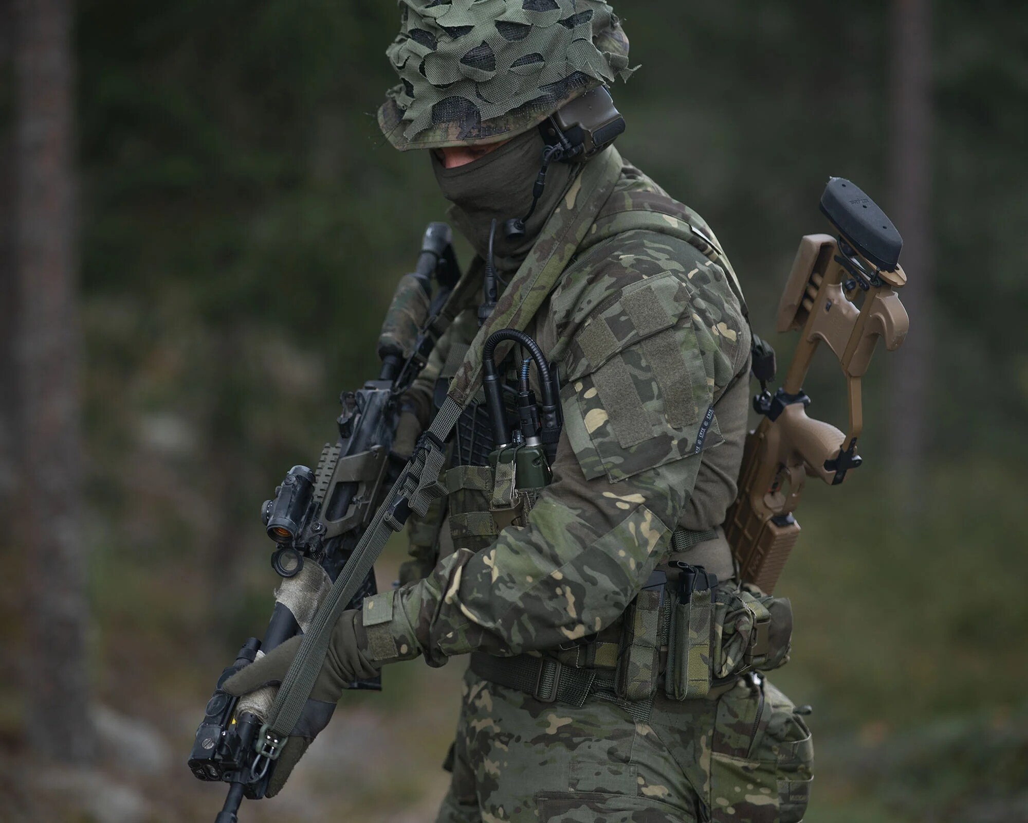 Тактичний збройовий 2-точковий ремінь Savotta Griffin Sling MW - MultiCam Tropic