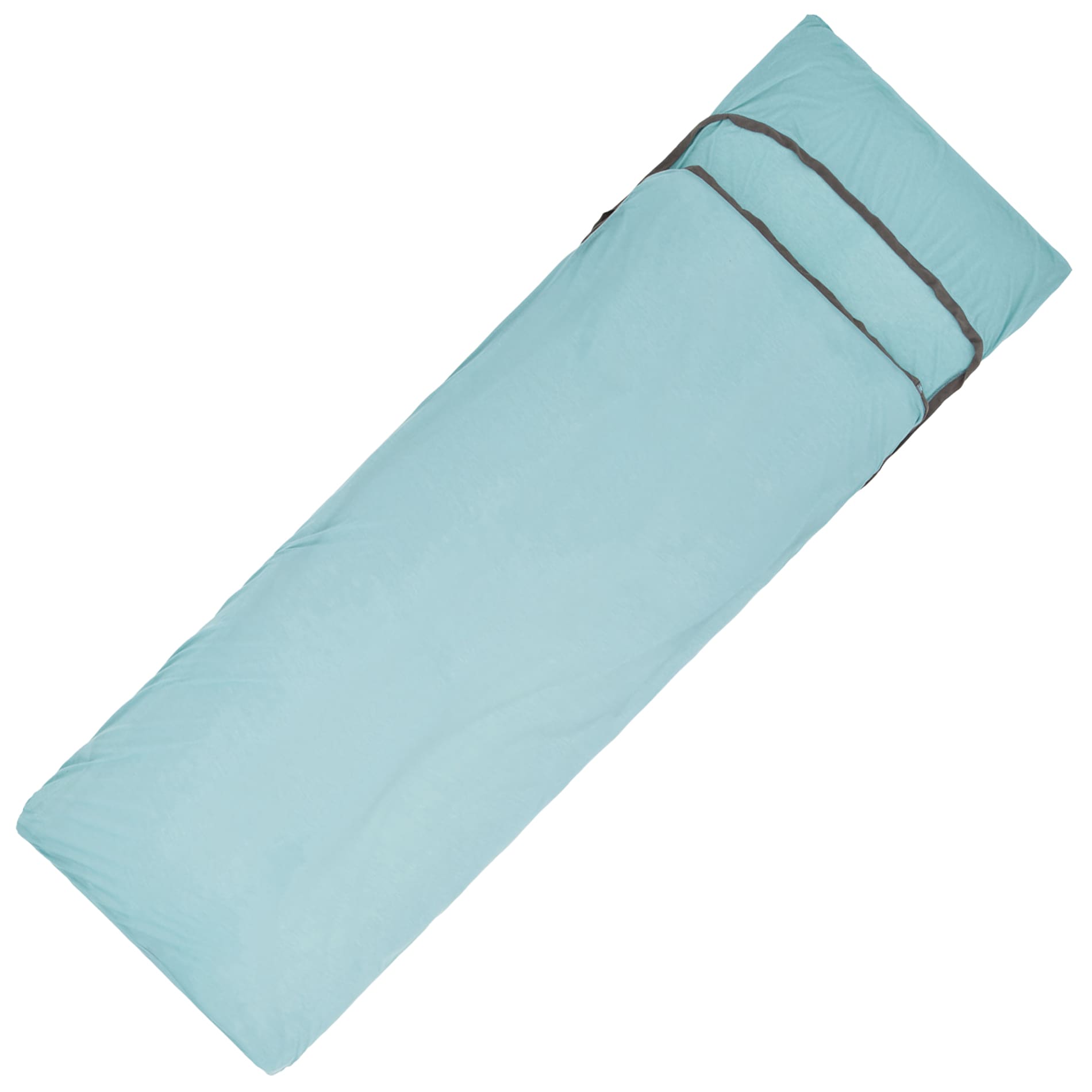 Wkładka do śpiwora Sea To Summit Comfort Blend Sleeping Bag Liner Rectangular z kieszenią na poduszkę - Blue