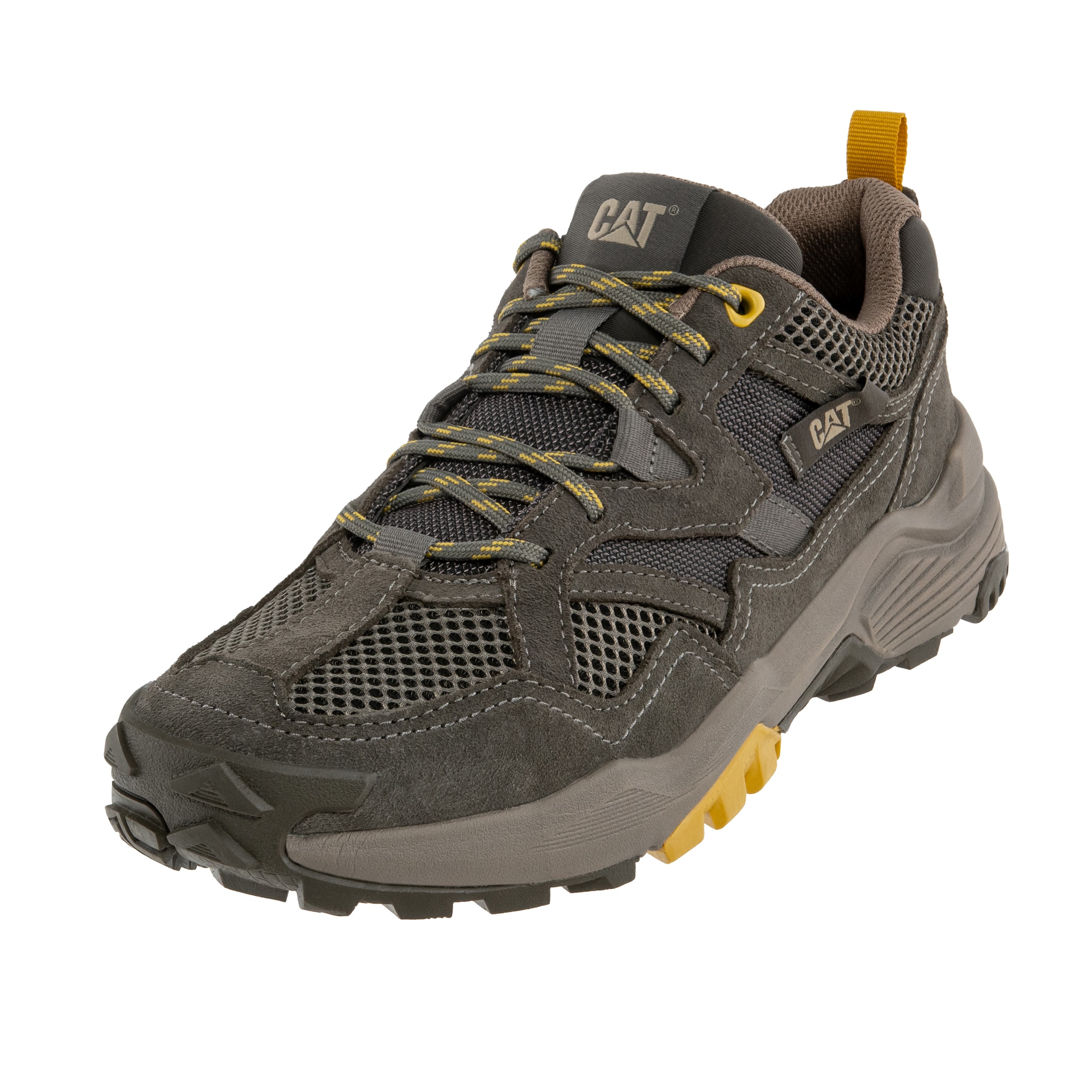 Buty Cat Footwear Grapple Suede Mesh - Worn Brown