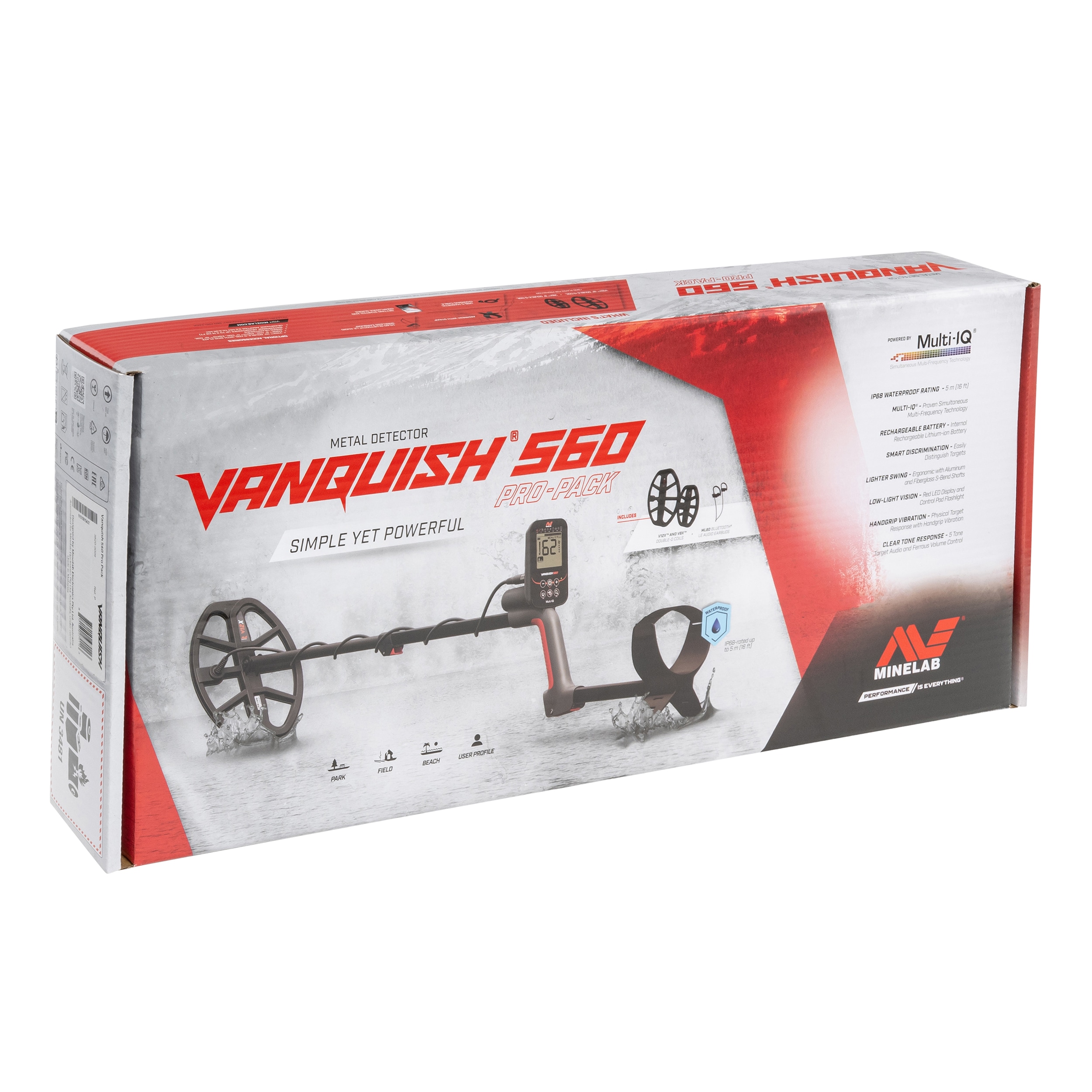 Wykrywacz metali Minelab Vanquish 560 Pro-Pack
