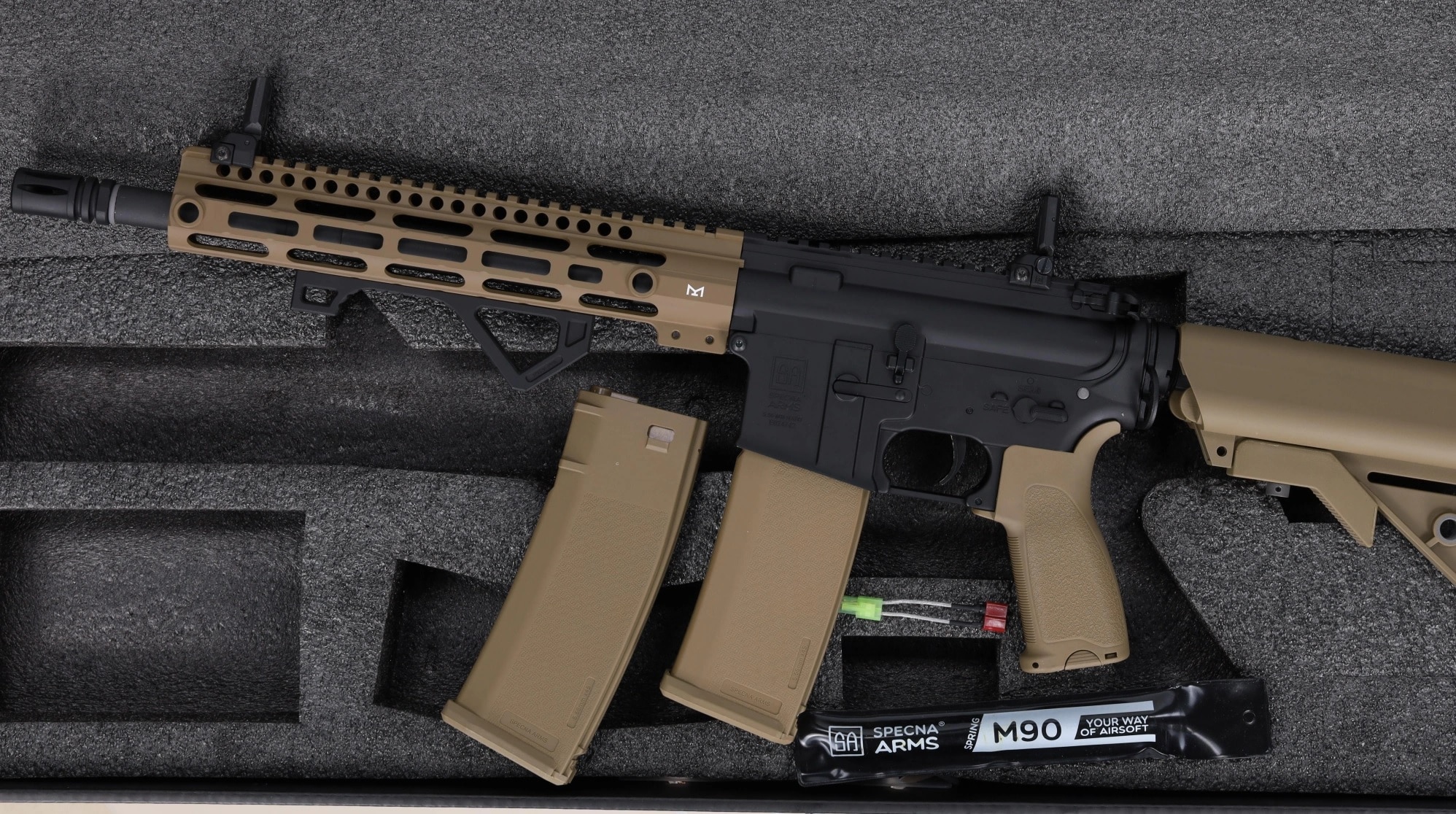 Karabinek szturmowy AEG Specna Arms SA-E20 Edge HAL 2 ETU - Half-Tan