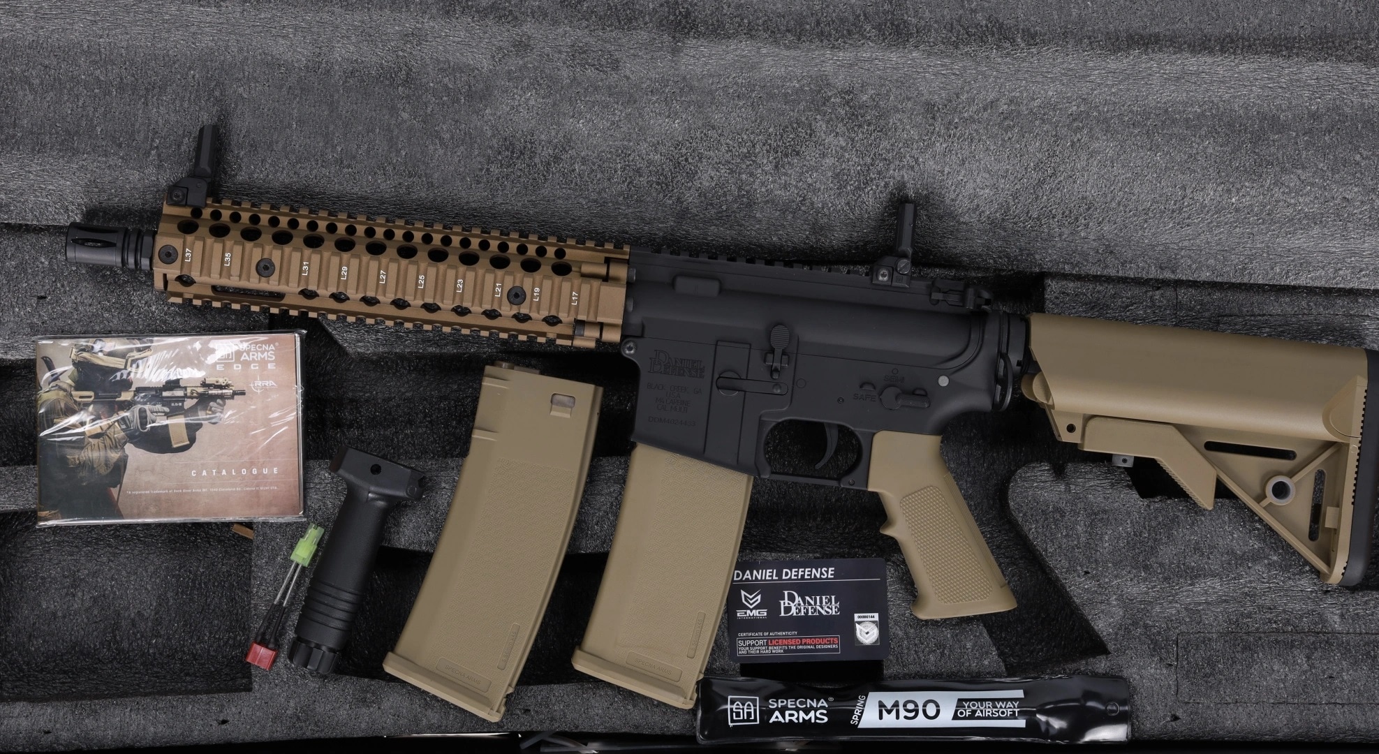 Штурмова гвинтівка AEG Specna Arms Daniel Defense MK18 SA-E19 Edge HAL2 - Chaos Bronze