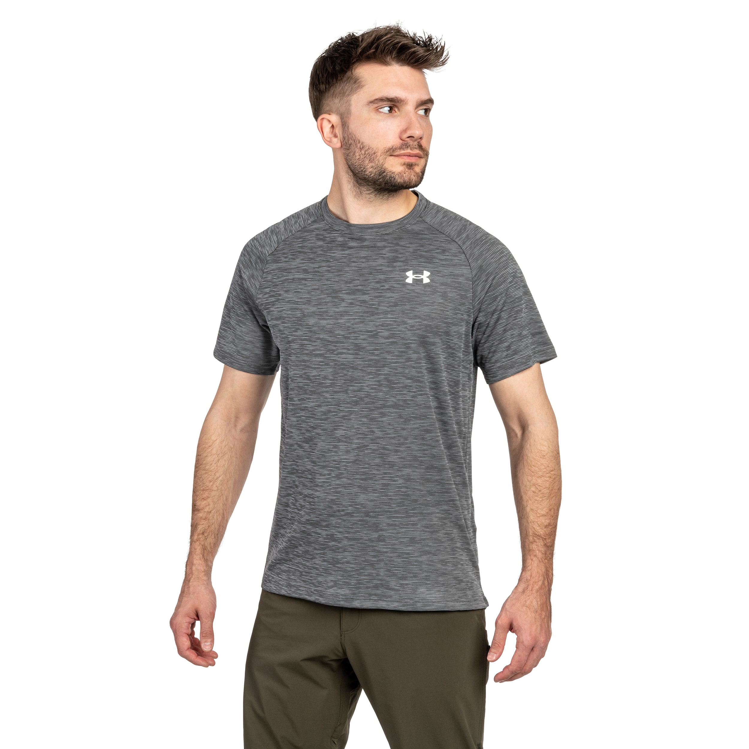 Koszulka T-shirt Under Armour UA Tech Textured - Grey